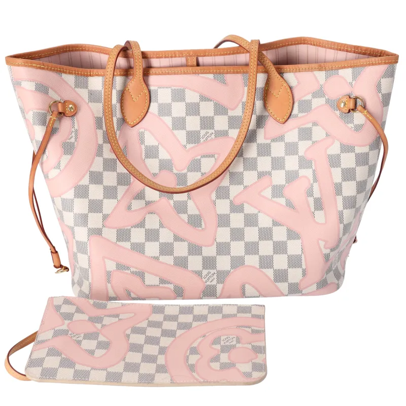 Louis Vuitton Neverfull MM Tote Limited Edition Damier Azur Tahitienne sold by Gaby's Bags
