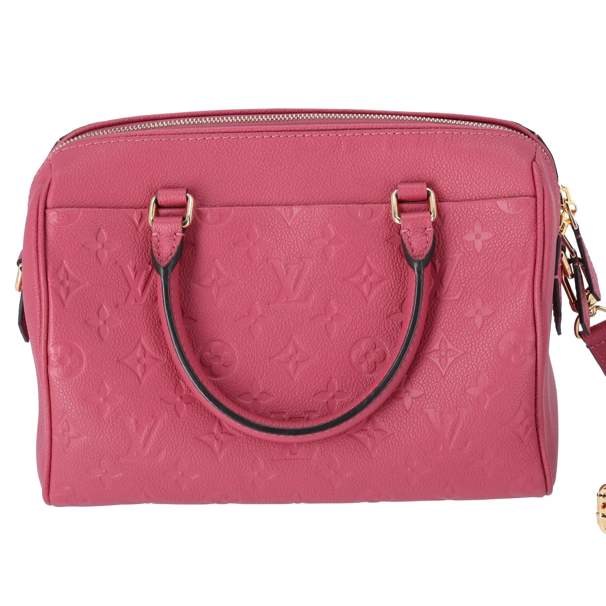 Louis Vuitton Speedy Bandouliere 25 Monogram Empreinte Handbag Rose Bruyere sold by Gaby's Bags product image thumbnail 3