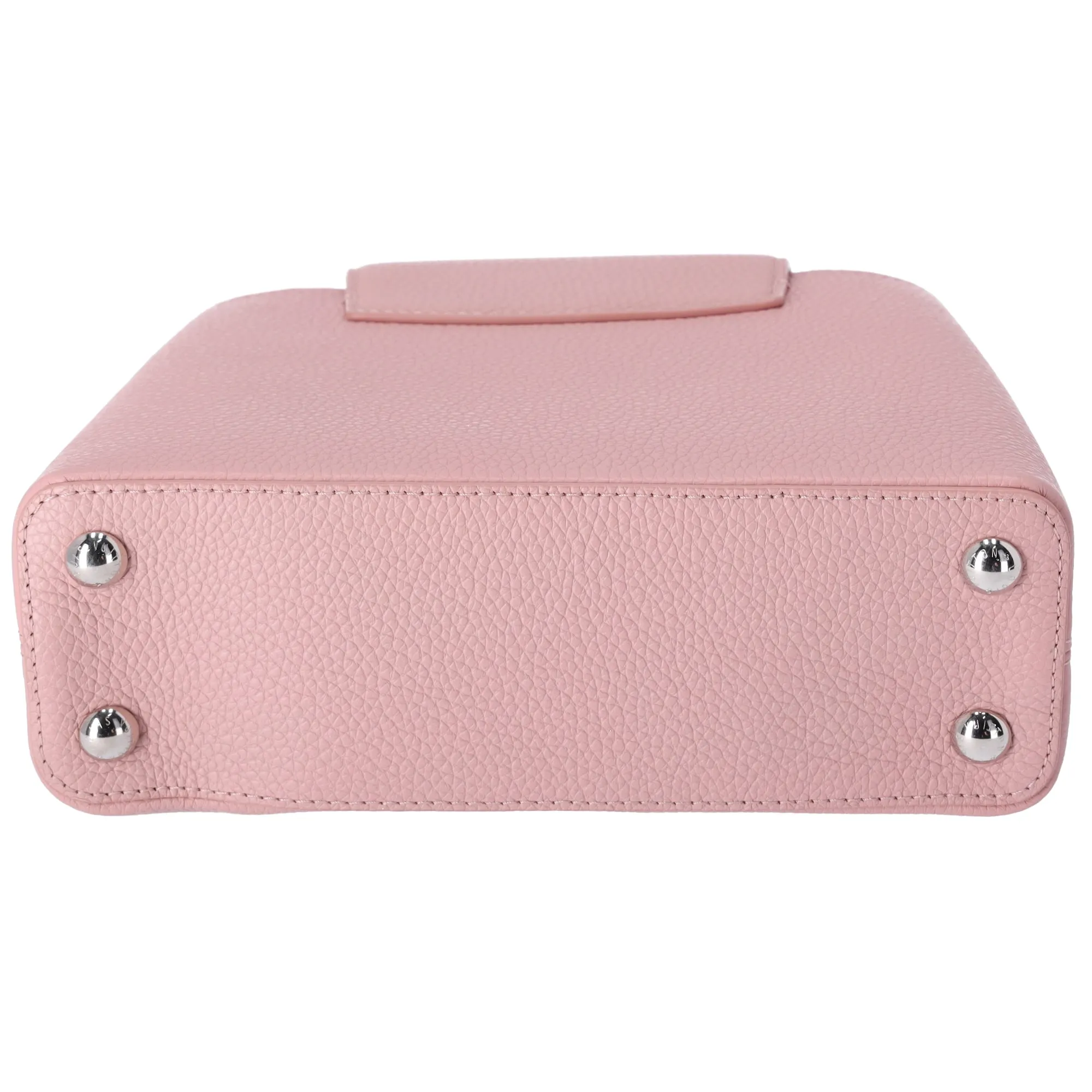 Louis Vuitton Capucines BB Handbag Magnolia Pink Mechanical 3D Flowers sold by Gaby's Bags product image thumbnail 5