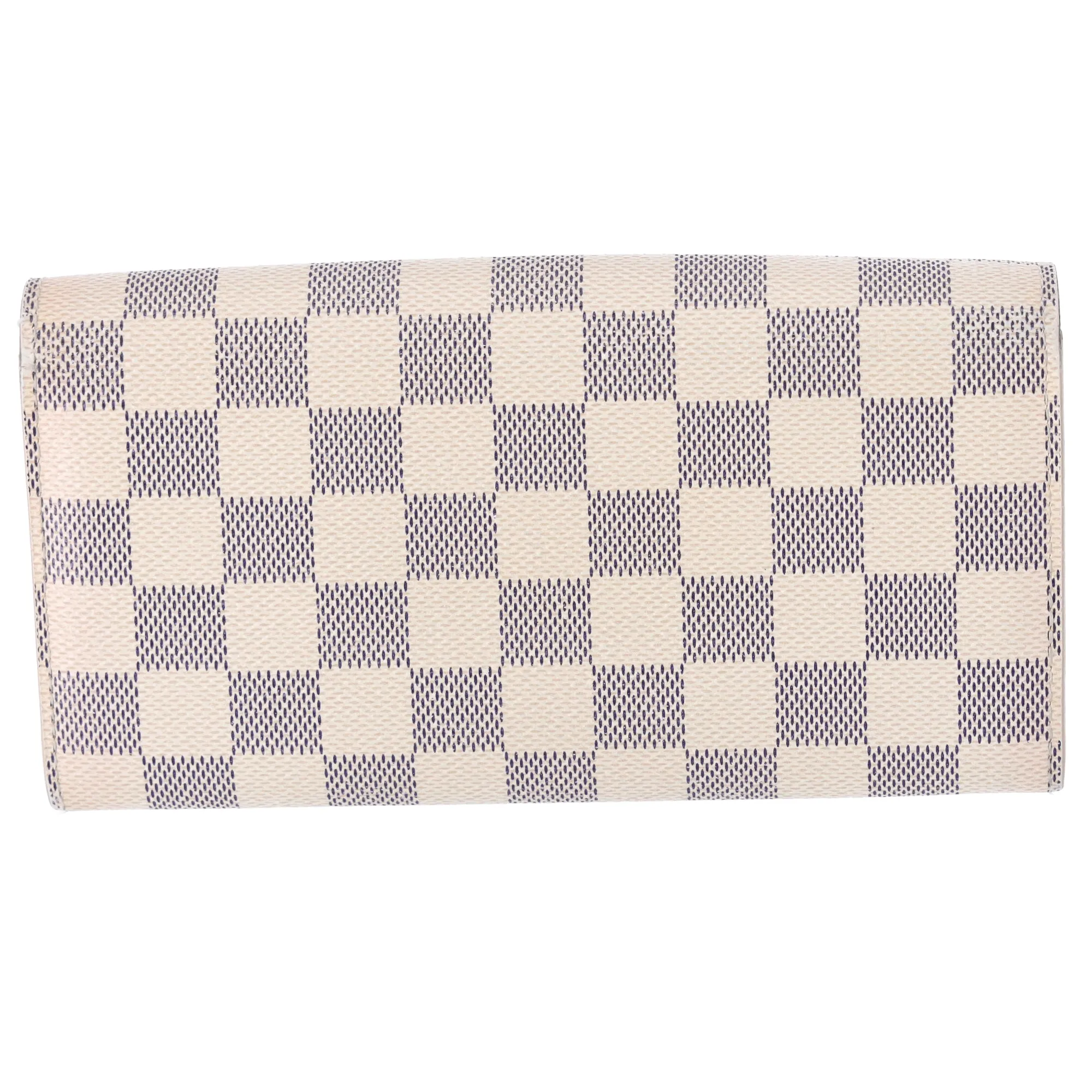 Louis Vuitton Sarah NM2 Long Wallet N61735 Damier Azur sold by Gaby's Bags product image thumbnail 2