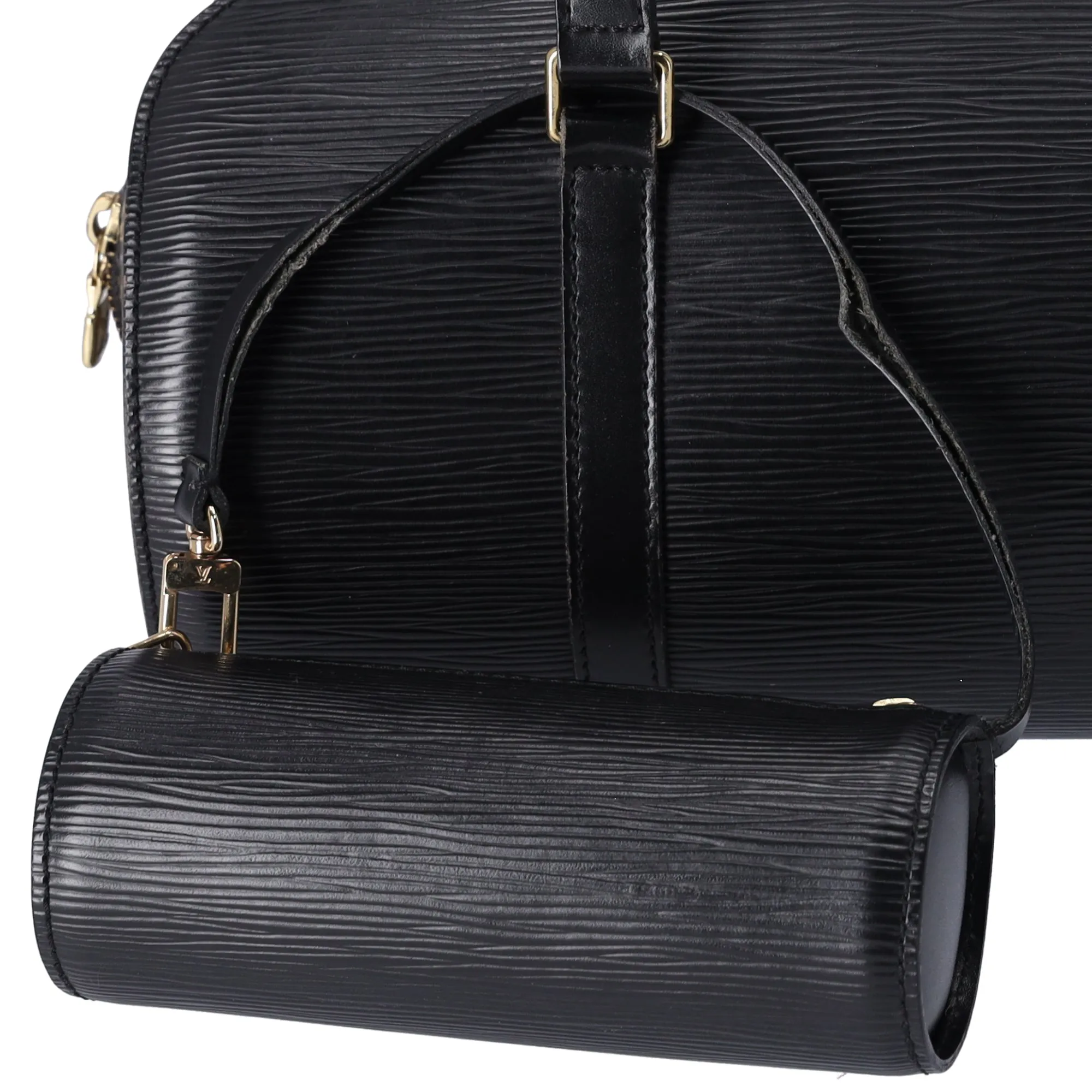 Louis Vuitton Soufflot Epi Handbag M52222 Black + Pouch sold by Gaby's Bags product image thumbnail 2