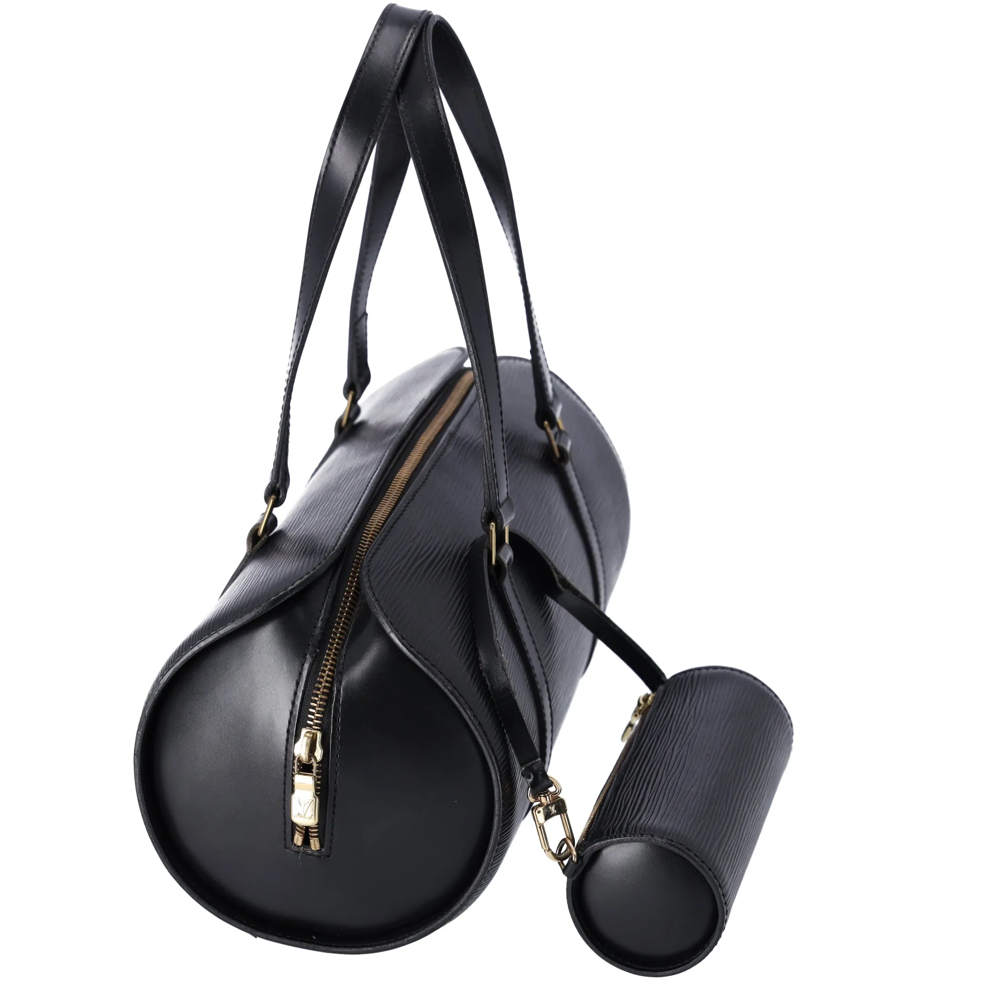 Louis Vuitton Soufflot Epi Handbag M52222 Black + Pouch sold by Gaby's Bags product image thumbnail 3