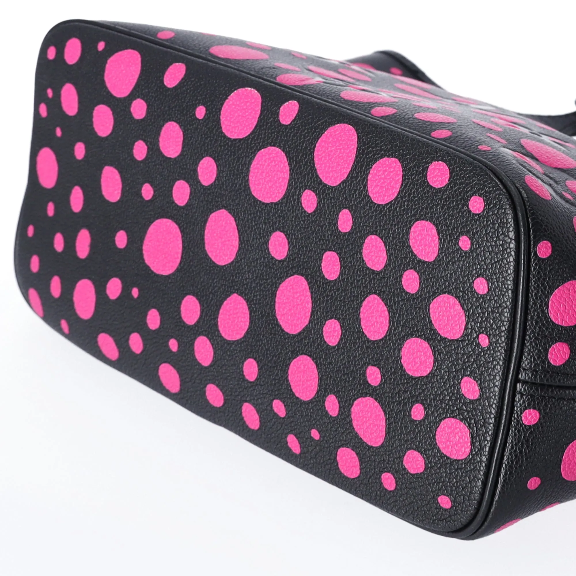 Louis Vuitton x Yayoi Kusama Infinity Dots Neverfull MM Black Empreinte Pink sold by Gaby's Bags product image thumbnail 4