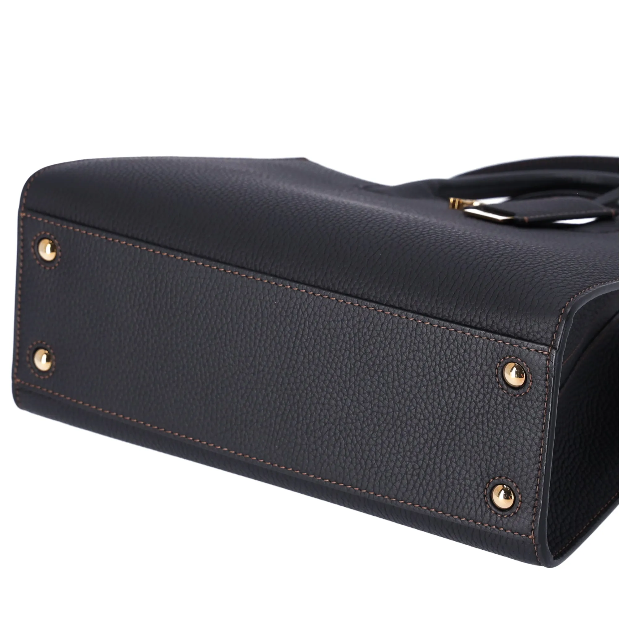 BURBERRY Mini Francis Bag Tote Bag 8049044 Black Pebbled Leather sold by Gaby's Bags product image thumbnail 4