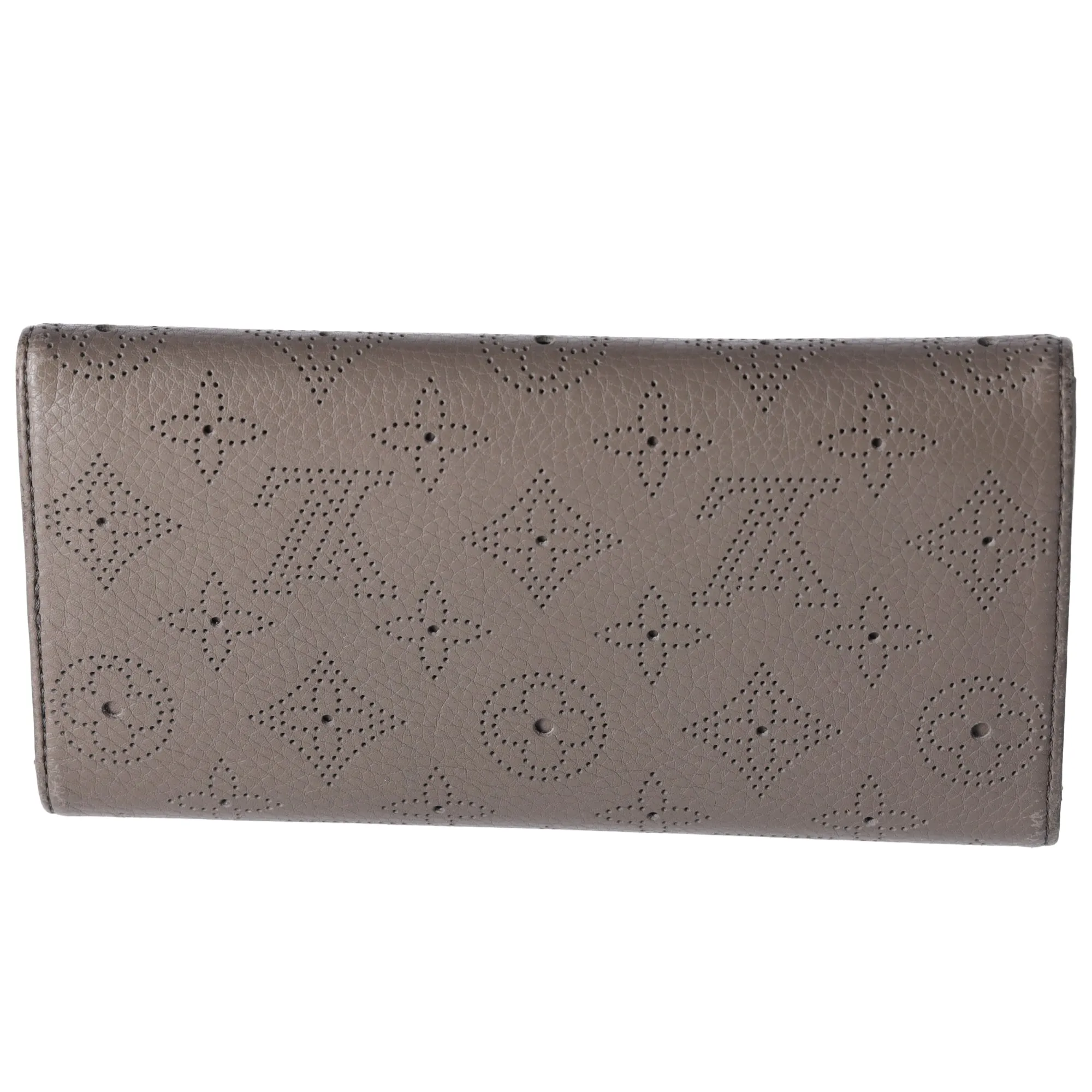Louis Vuitton Amelia Mahina Monogram Trifold Long Wallet M93761 Taupe sold by Gaby's Bags product image thumbnail 3