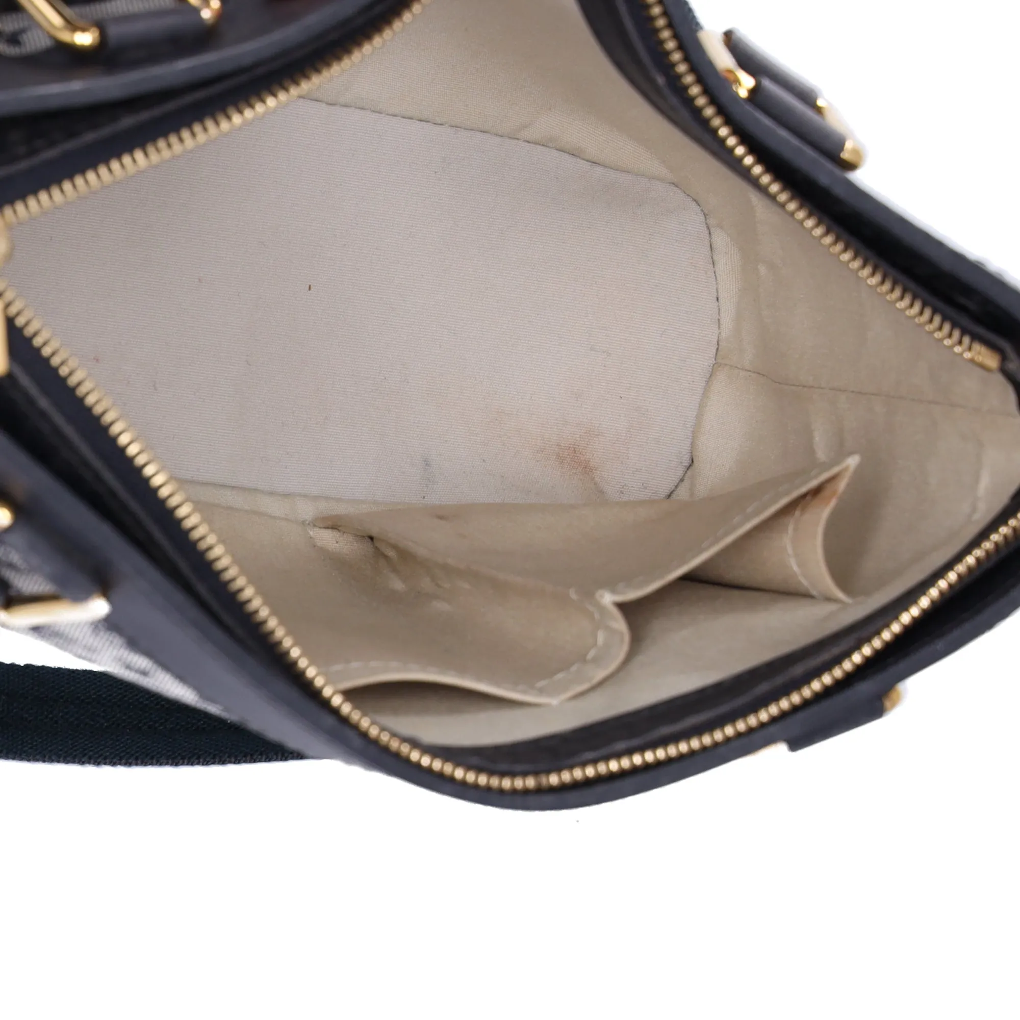 Louis Vuitton Lucille PM Tote Monogram Mini Lin M92676 Blue sold by Gaby's Bags product image thumbnail 5