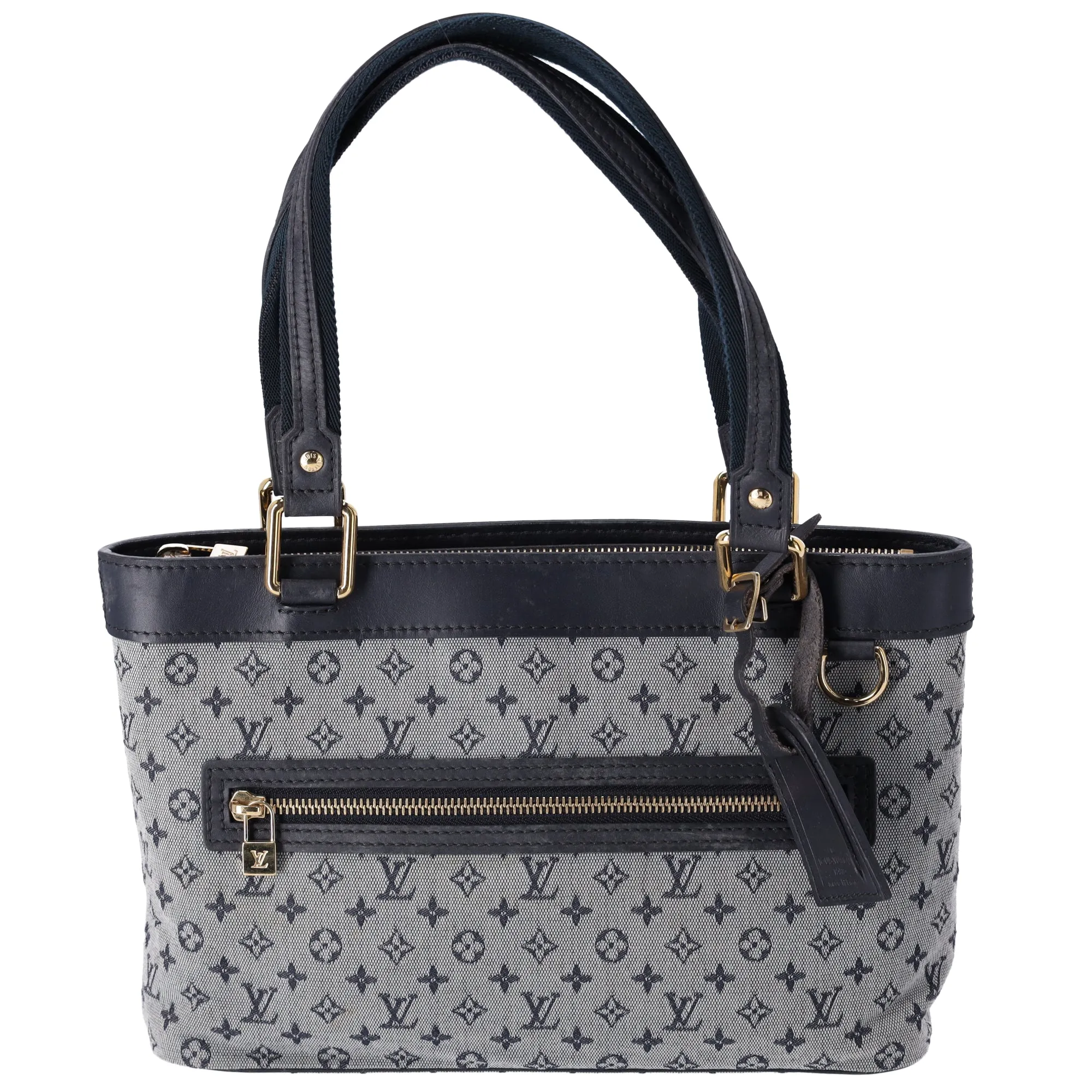 Louis Vuitton Lucille PM Tote Monogram Mini Lin M92676 Blue sold by Gaby's Bags