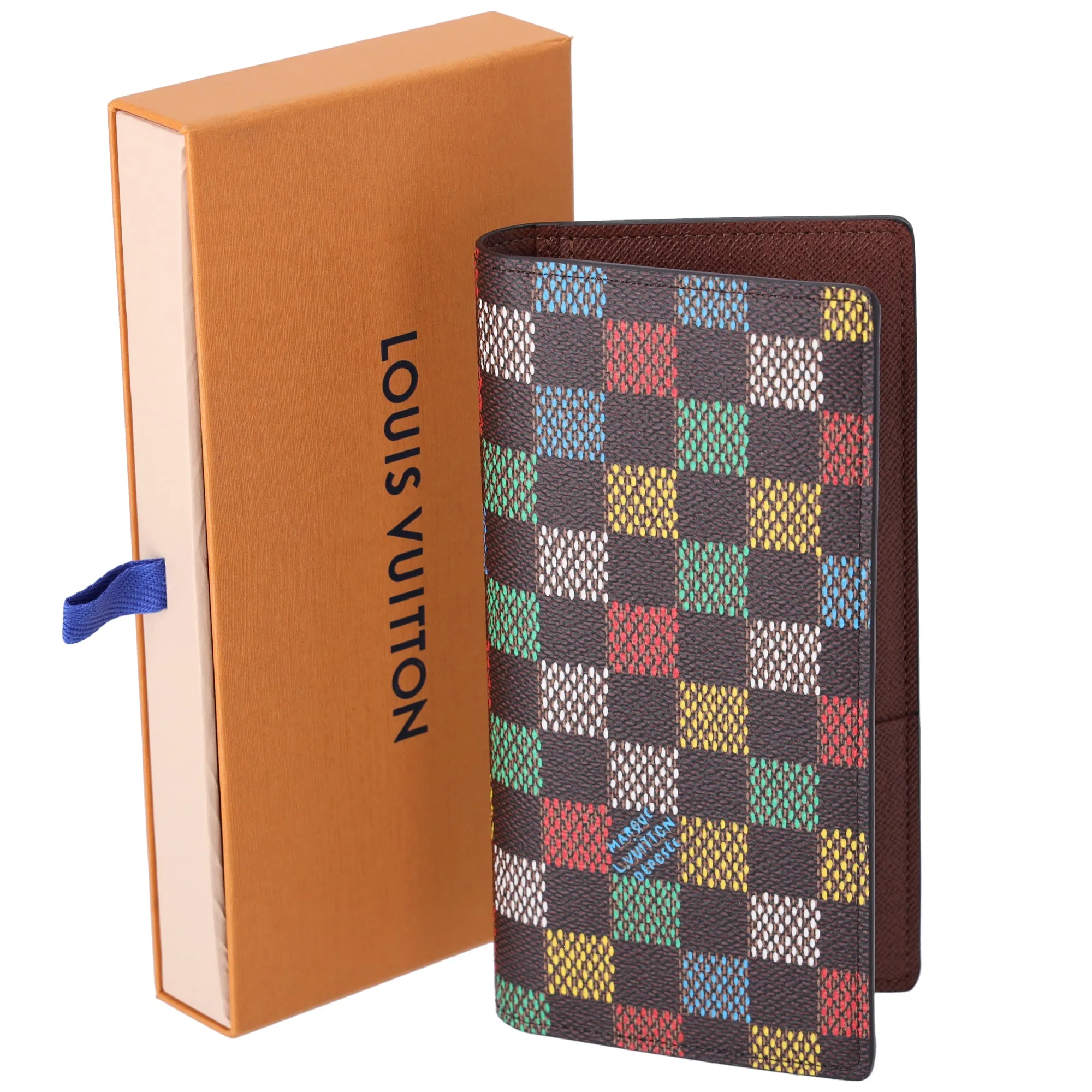 Louis Vuitton Brazza Damier Heritage Long Wallet N00141 Multi Color sold by Gaby's Bags