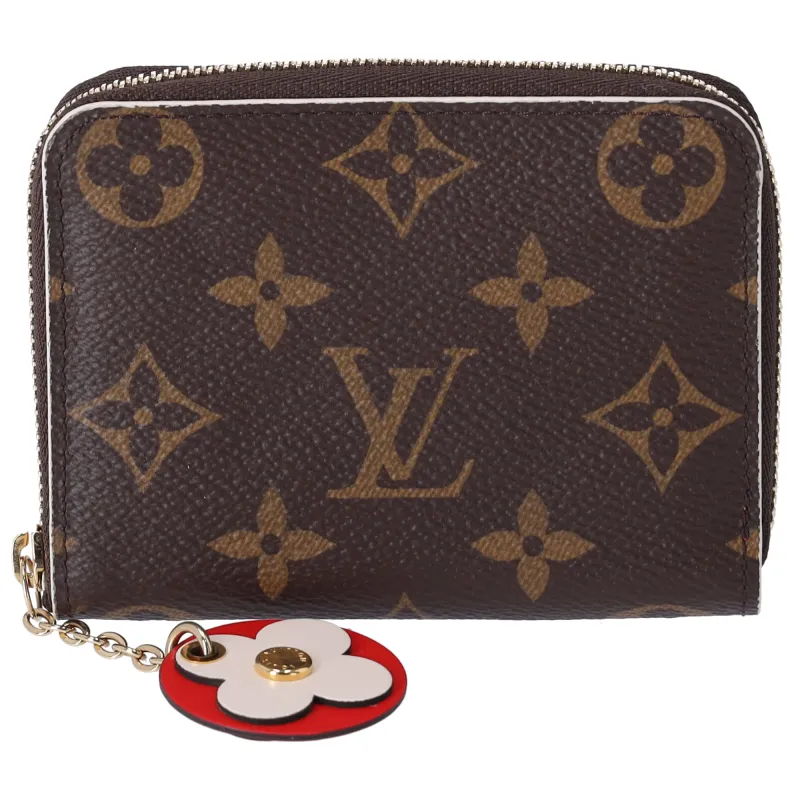 Louis Vuitton Zippy Coin Wallet Blooming Flower M68312 Coquelicot sold by Gaby's Bags