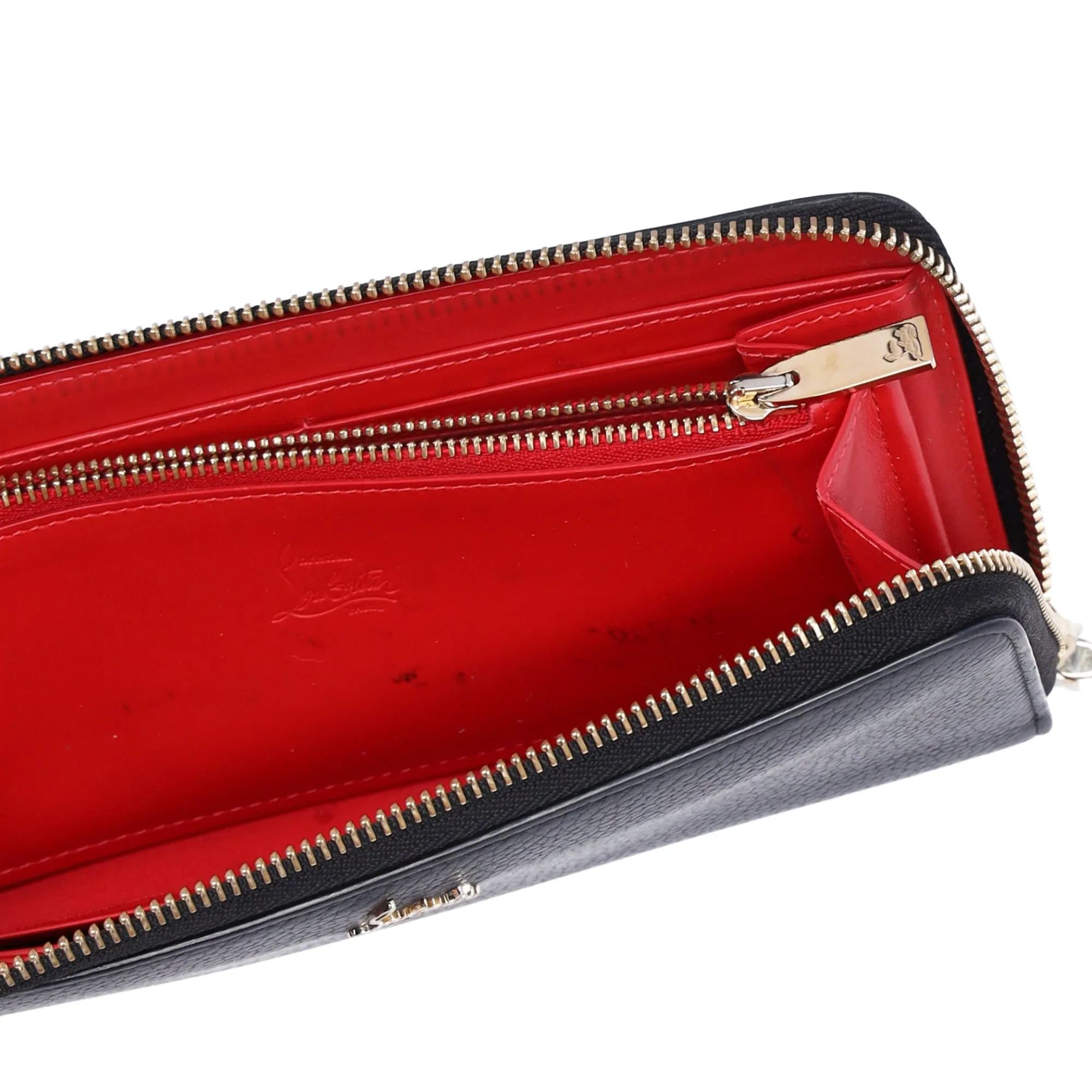 Christian Louboutin Panettone Long Wallet 1185061 Black Leather sold by Gaby's Bags product image thumbnail 5