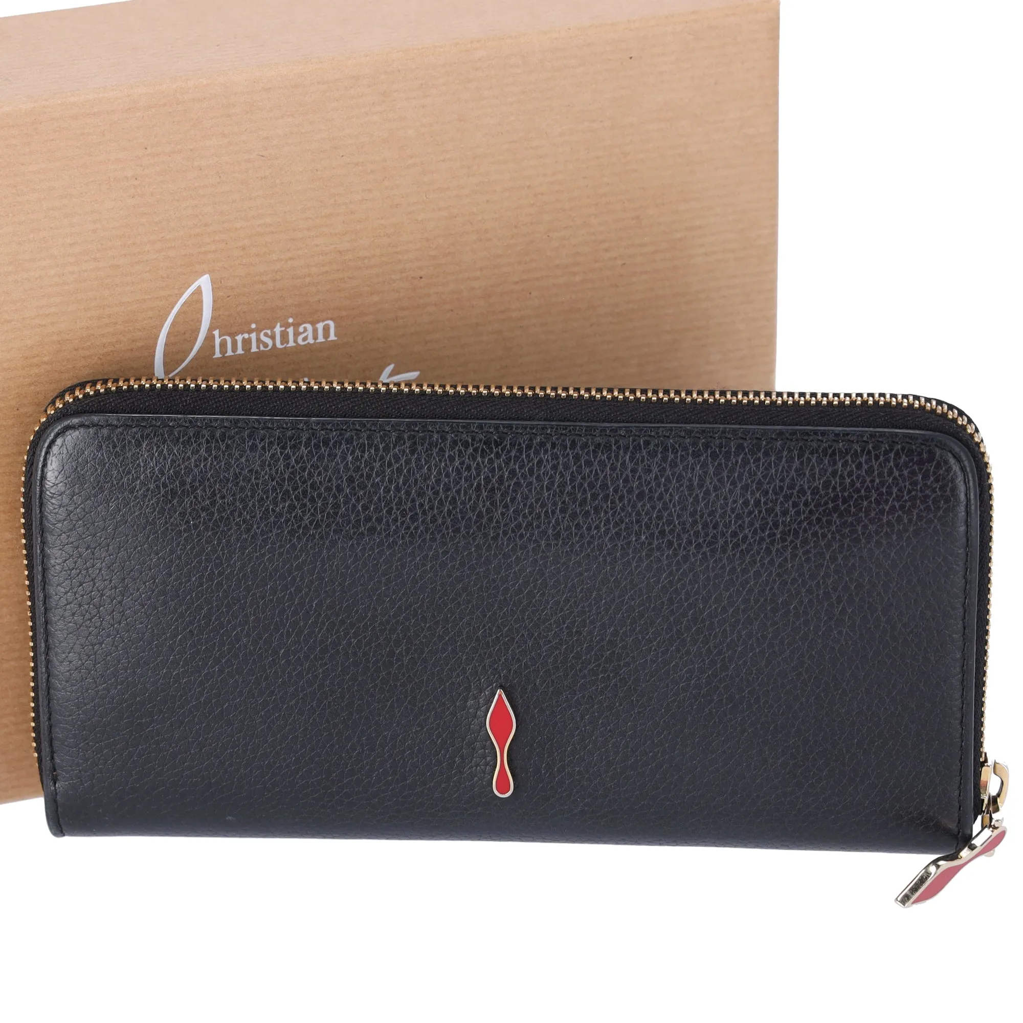 Christian Louboutin Panettone Long Wallet 1185061 Black Leather sold by Gaby's Bags product image thumbnail 2