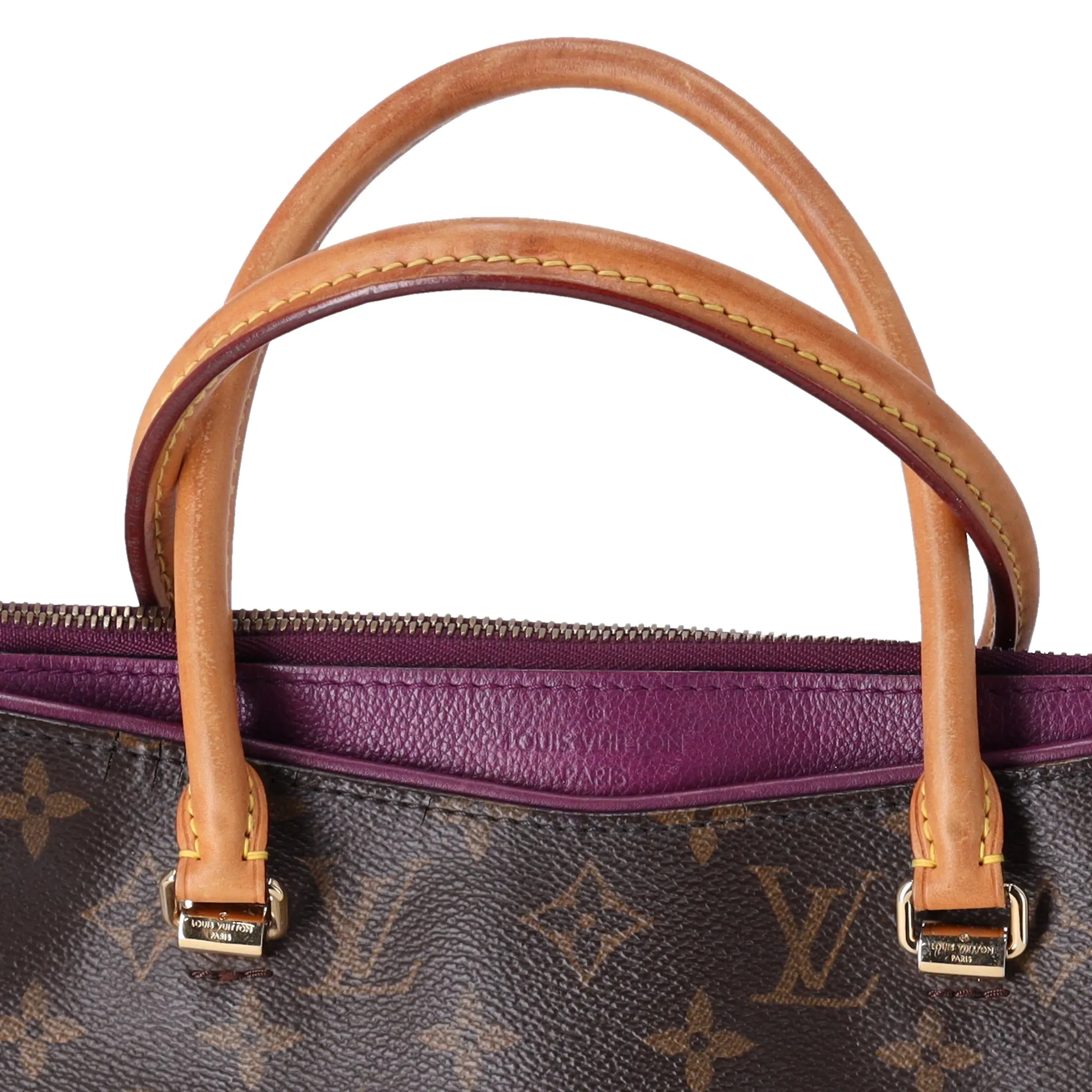 Louis Vuitton Pallas Monogram Handbag M40906 Aurore Monogram Canvas sold by Gaby's Bags product image thumbnail 2