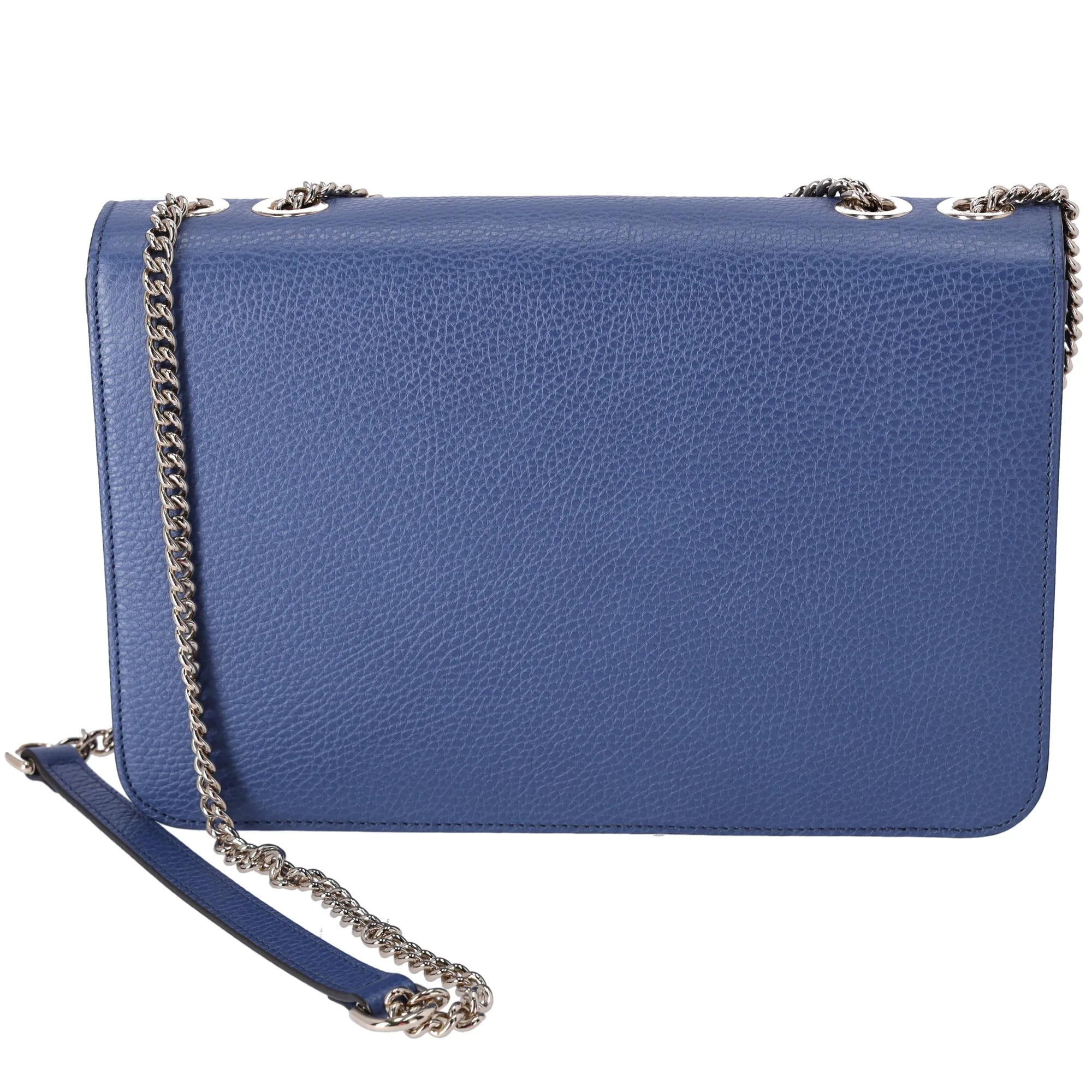 GUCCI Interlocking G Shoulder Bag 510303 Blue Leather sold by Gaby's Bags product image thumbnail 3