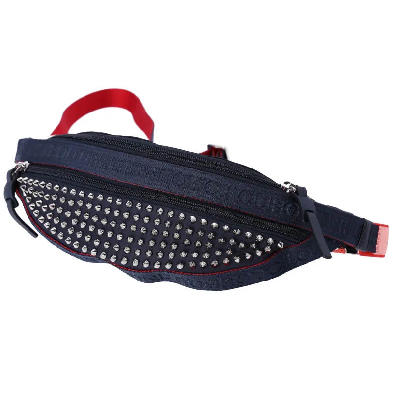 CHRISTIAN LOUBOUTIN Paris New York City Bum Bag Navy Nylon sold by Gaby's Bags