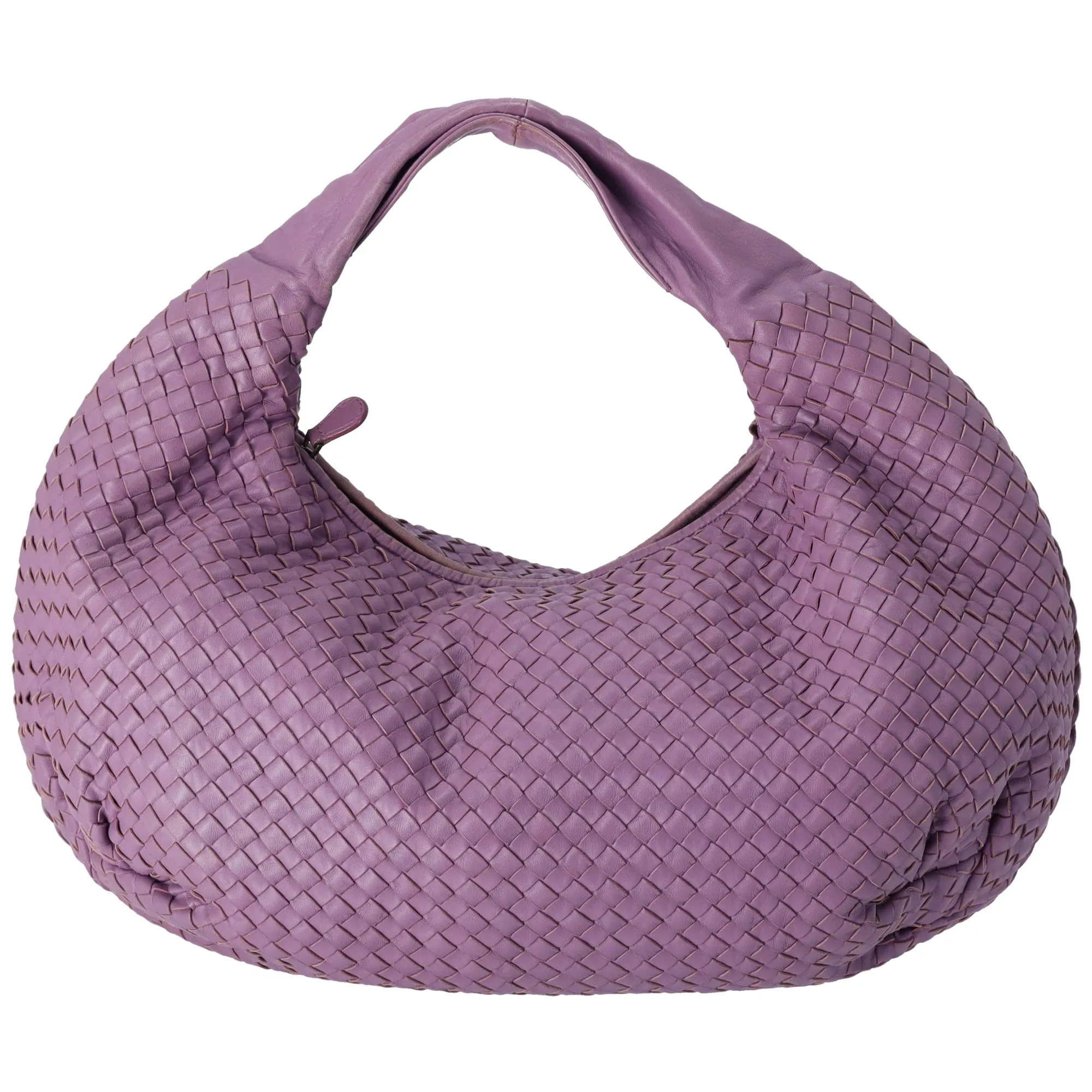 BOTTEGA VENETA Intrecciato Large Hobo Shoulder Bag Purple Leather sold by Gaby's Bags product image thumbnail 3