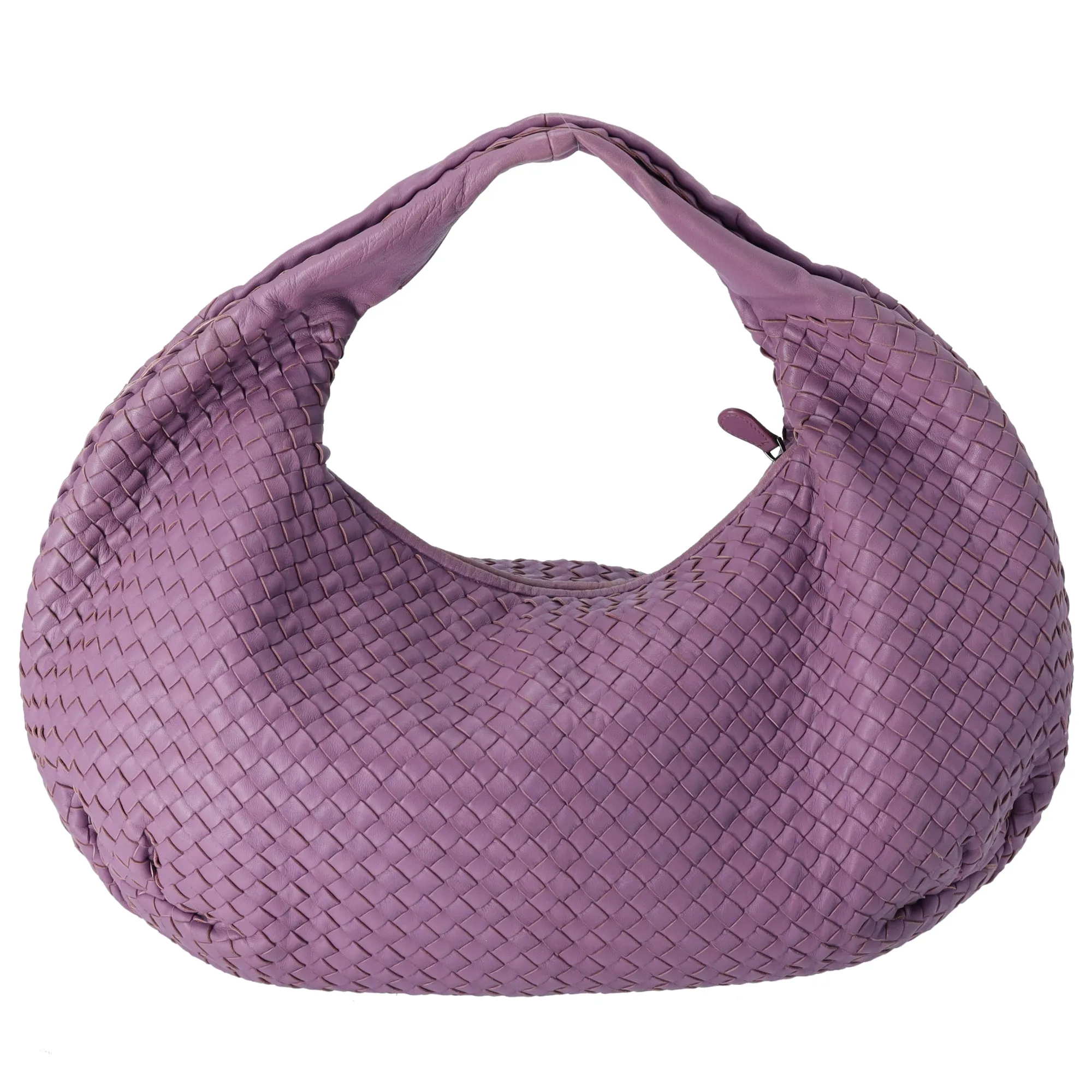 BOTTEGA VENETA Intrecciato Large Hobo Shoulder Bag Purple Leather sold by Gaby's Bags