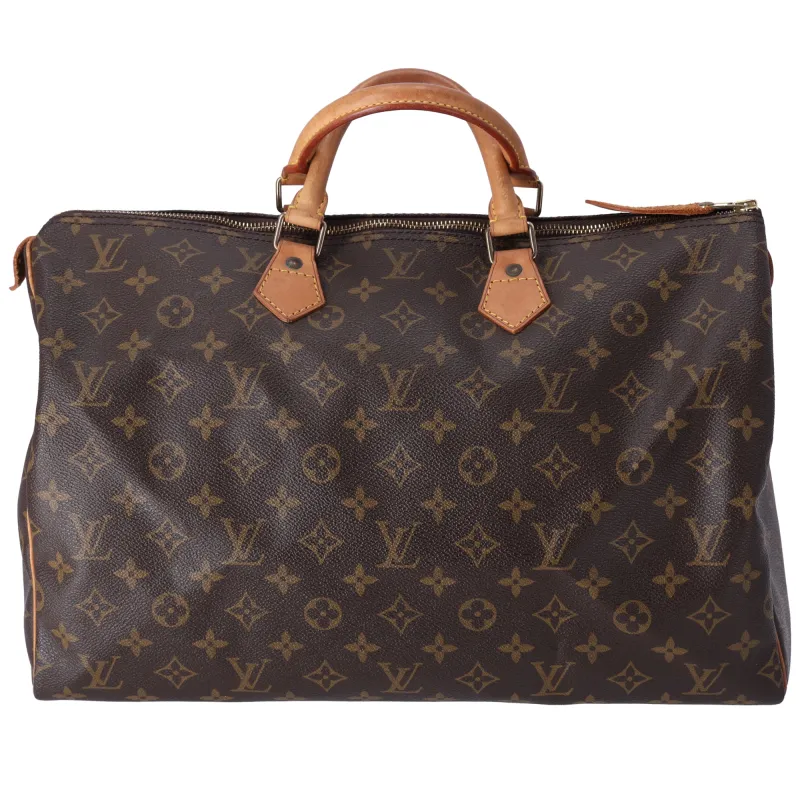 Louis Vuitton Speedy 40 Monogram Handbag M41522 Canvas sold by Gaby's Bags