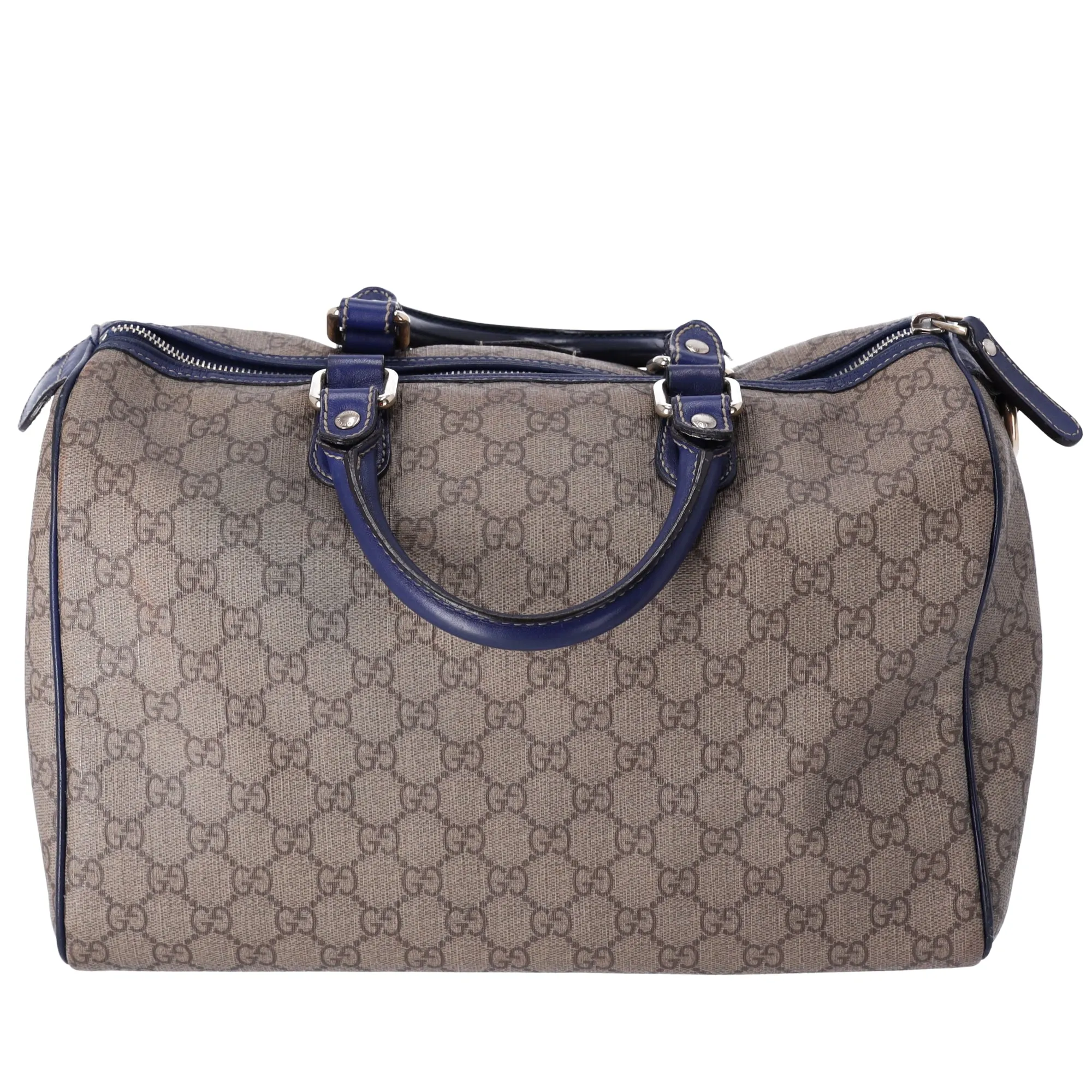 GUCCI GG Handbag 195451 Beige Navy Multi PVC Leather US Flag sold by Gaby's Bags product image thumbnail 3