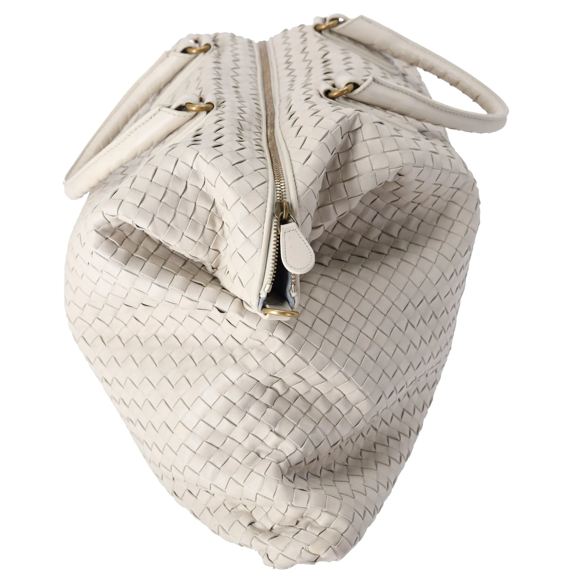 BOTTEGA VENETA Intrecciato Slouchy Large Handbag 193785 Cream Leather sold by Gaby's Bags product image thumbnail 2