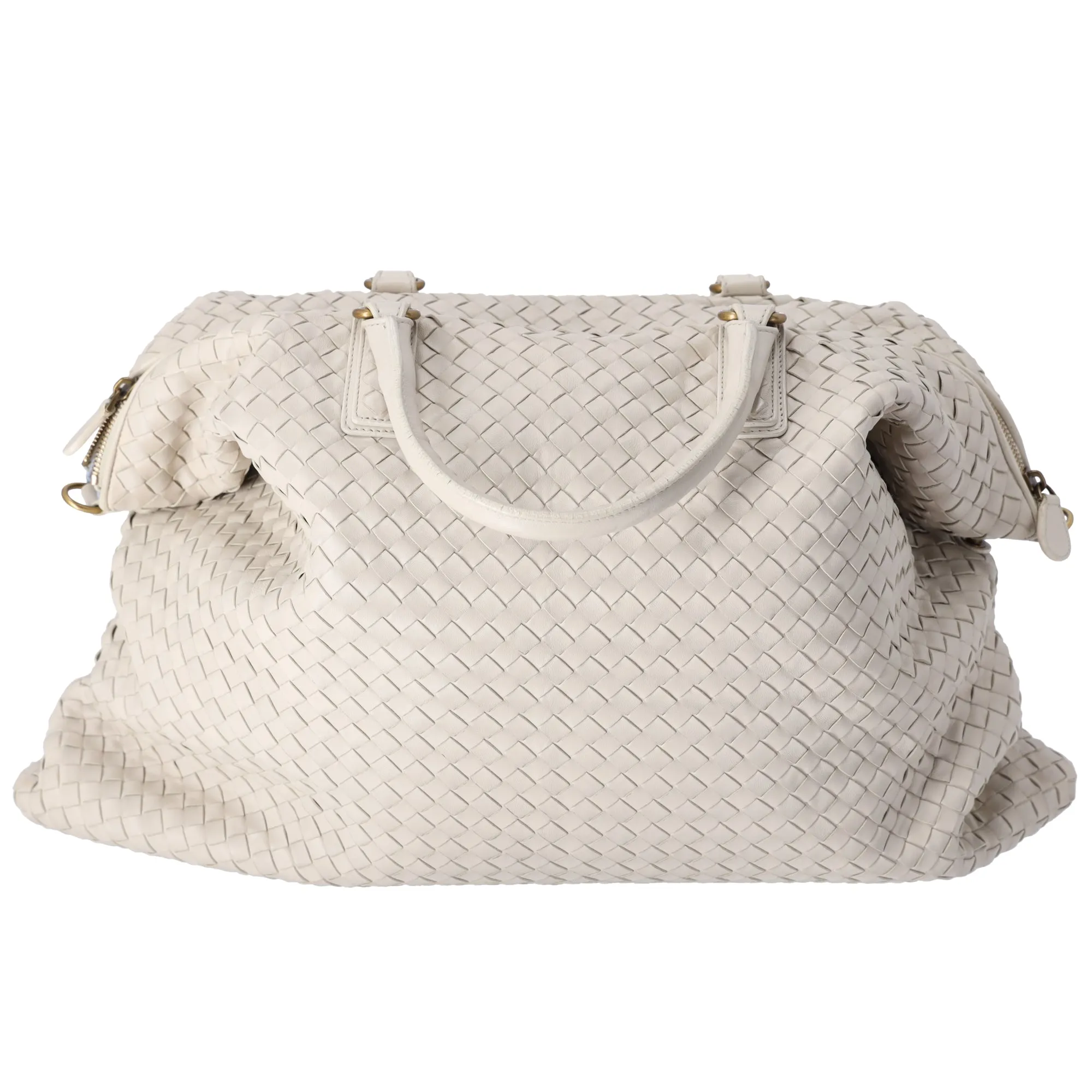 BOTTEGA VENETA Intrecciato Slouchy Large Handbag 193785 Cream Leather sold by Gaby's Bags product image thumbnail 3