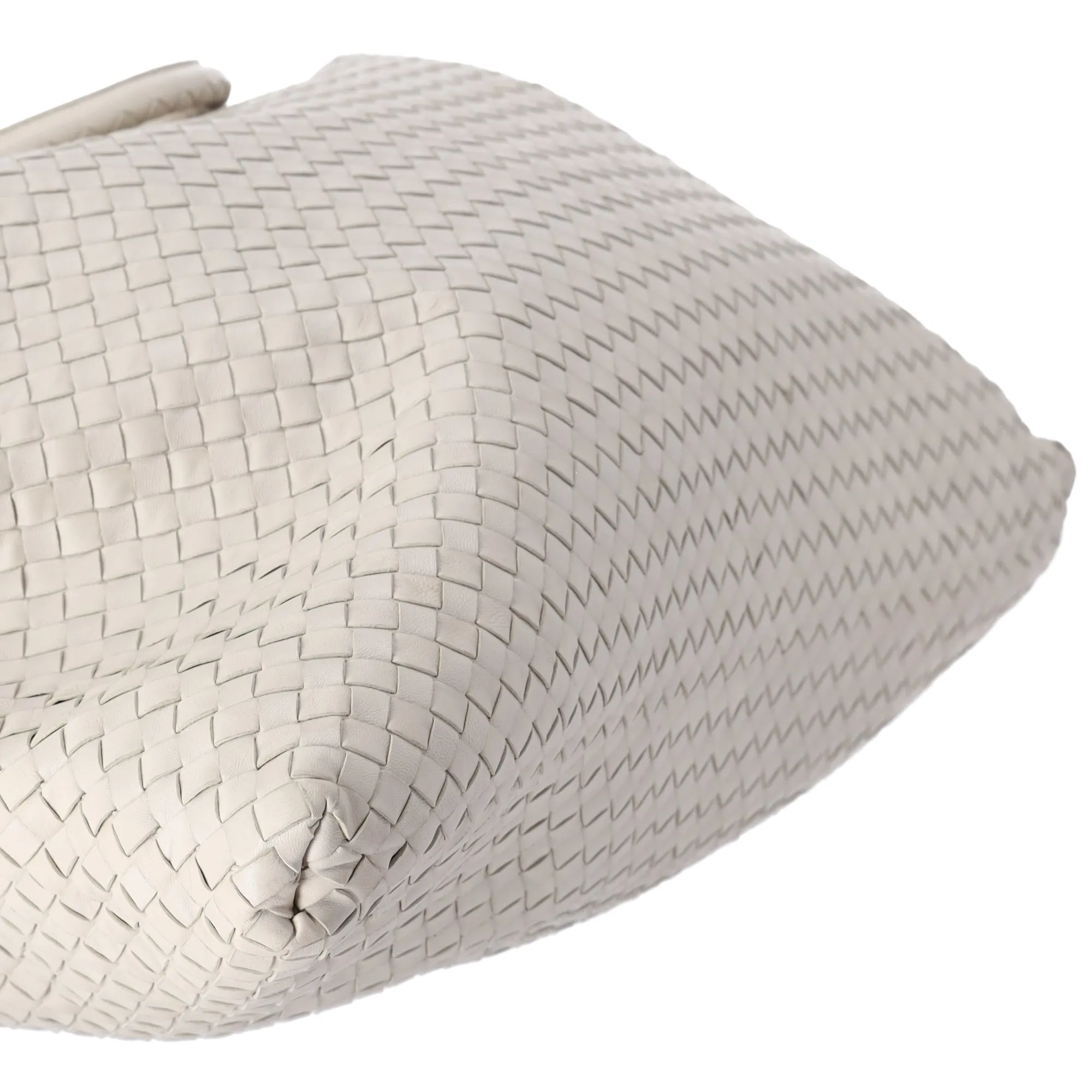 BOTTEGA VENETA Intrecciato Slouchy Large Handbag 193785 Cream Leather sold by Gaby's Bags product image thumbnail 4
