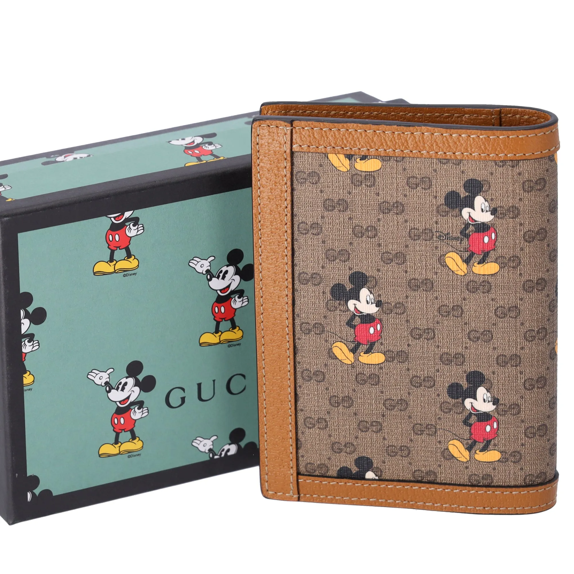 GUCCI x Disney GG Mickey Mouse Passport Holder Brown sold by Gaby's Bags product image thumbnail 2