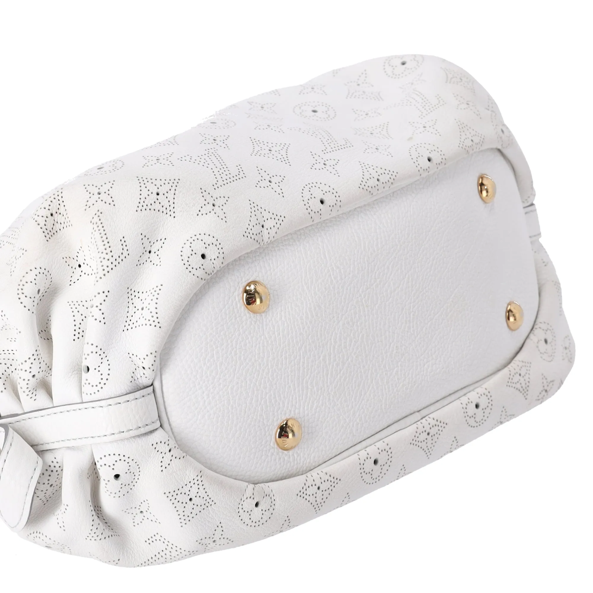 Louis Vuitton XS Monogram Mahina Shoulder Bag M95661 Blanc White Leather sold by Gaby's Bags product image thumbnail 4