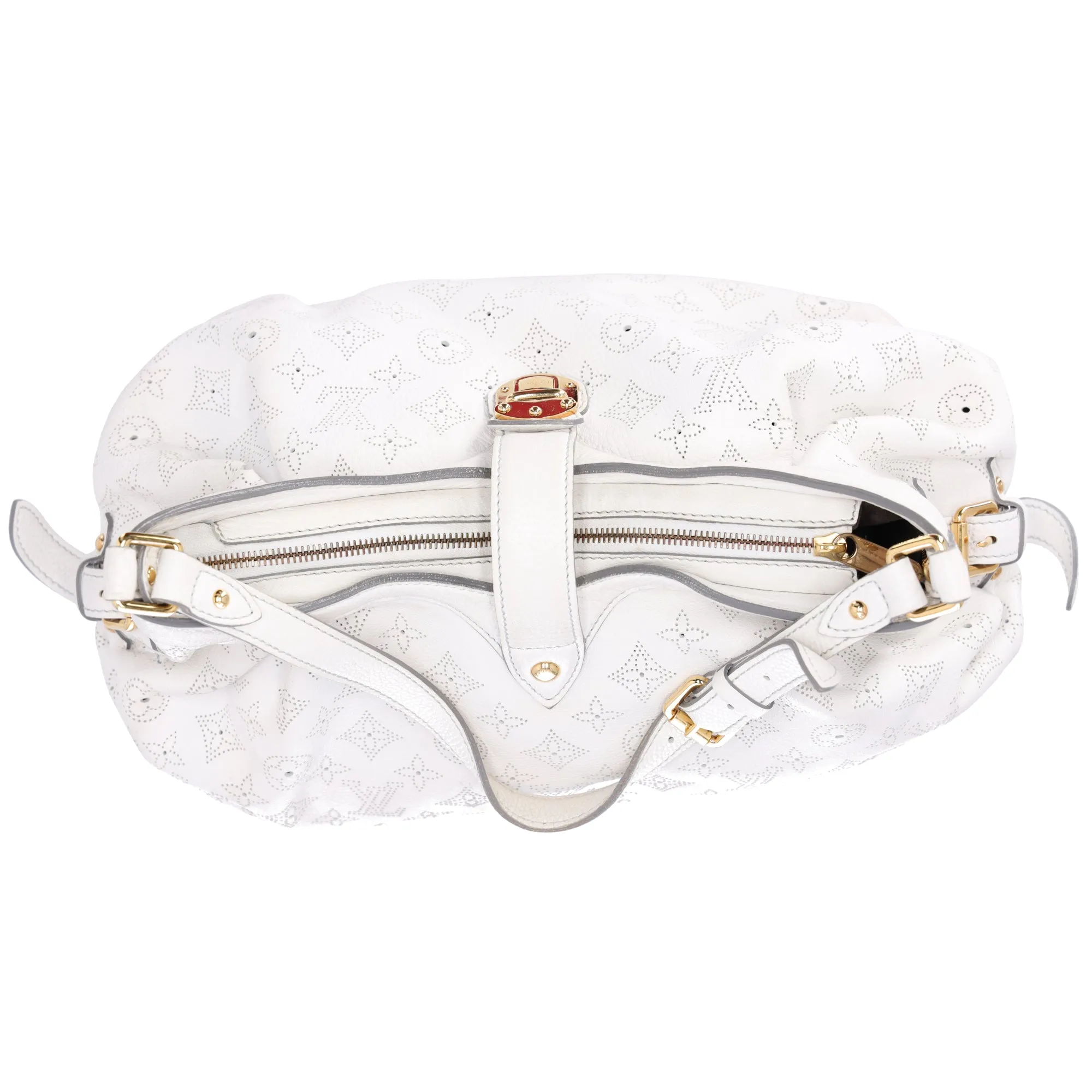 Louis Vuitton XS Monogram Mahina Shoulder Bag M95661 Blanc White Leather sold by Gaby's Bags product image thumbnail 5