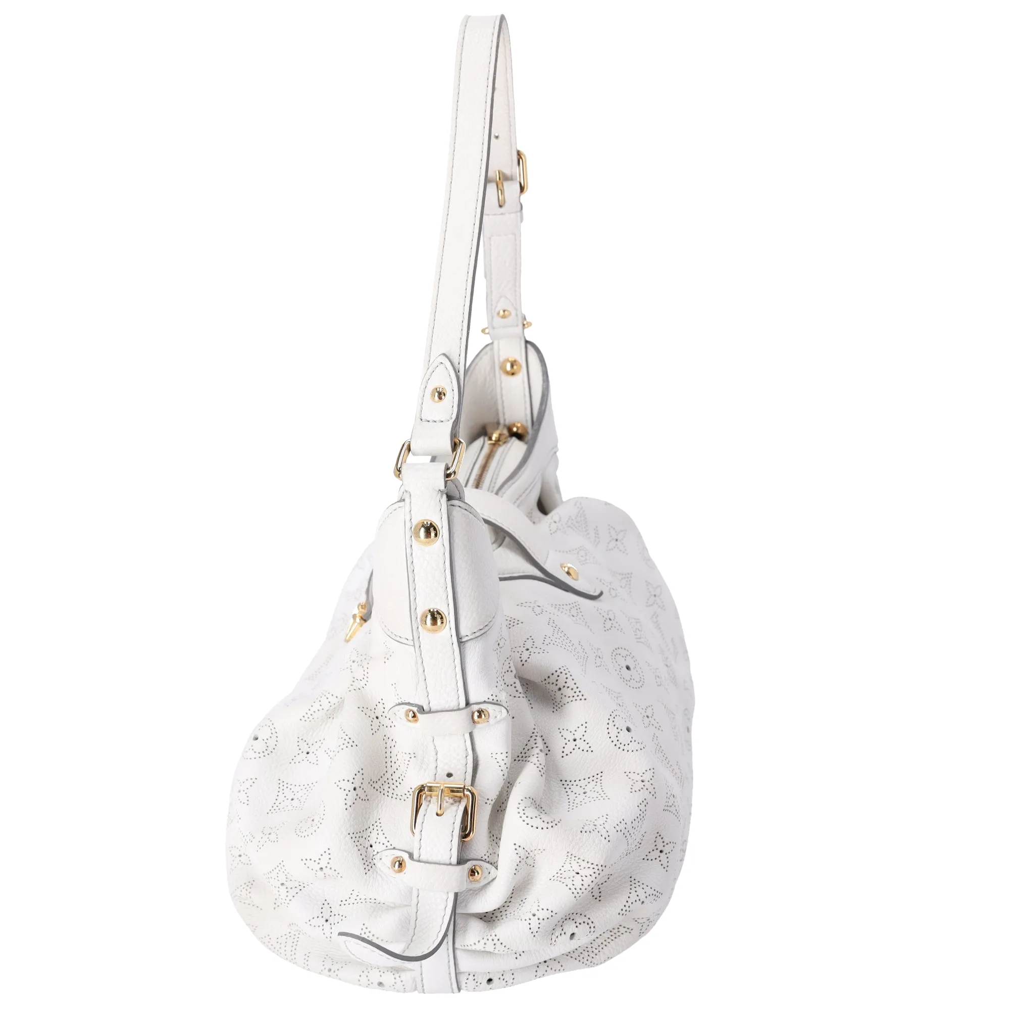 Louis Vuitton XS Monogram Mahina Shoulder Bag M95661 Blanc White Leather sold by Gaby's Bags product image thumbnail 2