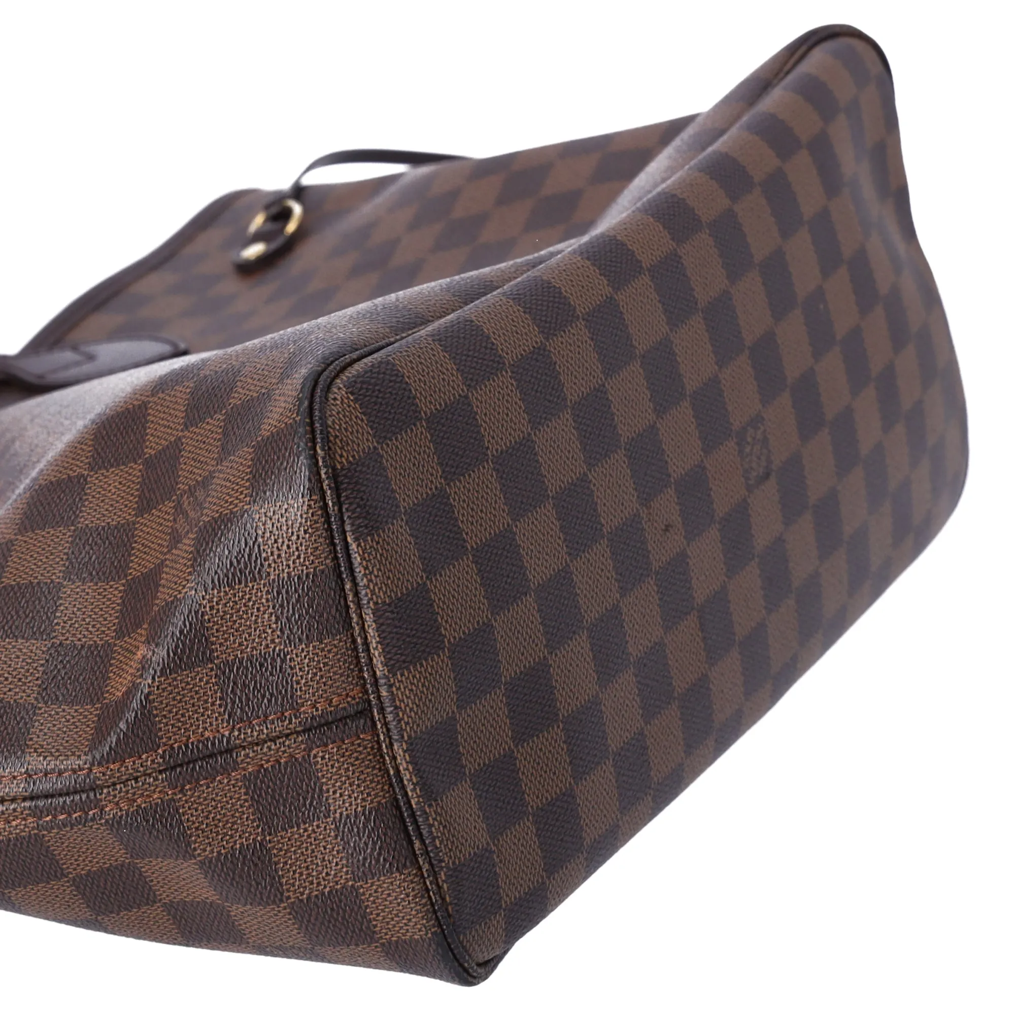 Louis Vuitton Neverfull MM Tote Bag N51105 Ebene Damier Canvas sold by Gaby's Bags product image thumbnail 5