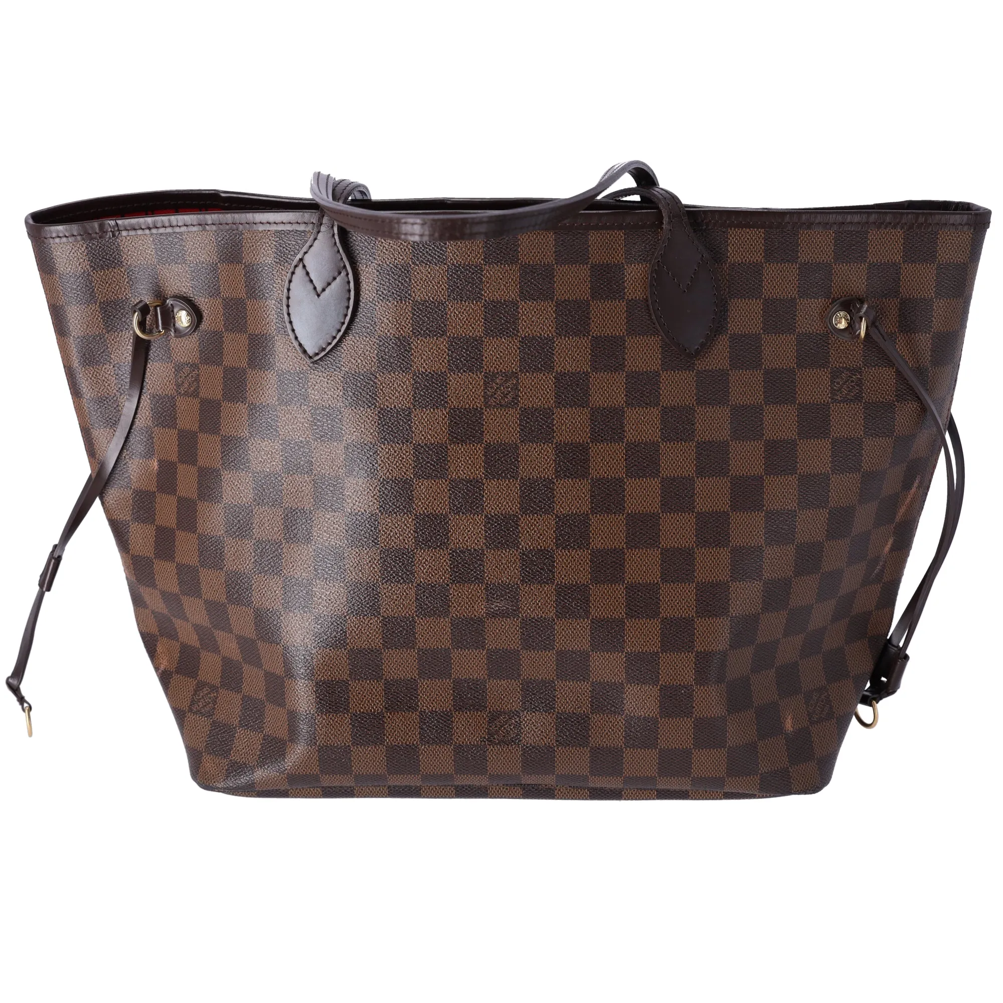 Louis Vuitton Neverfull MM Tote Bag N51105 Ebene Damier Canvas sold by Gaby's Bags product image thumbnail 3