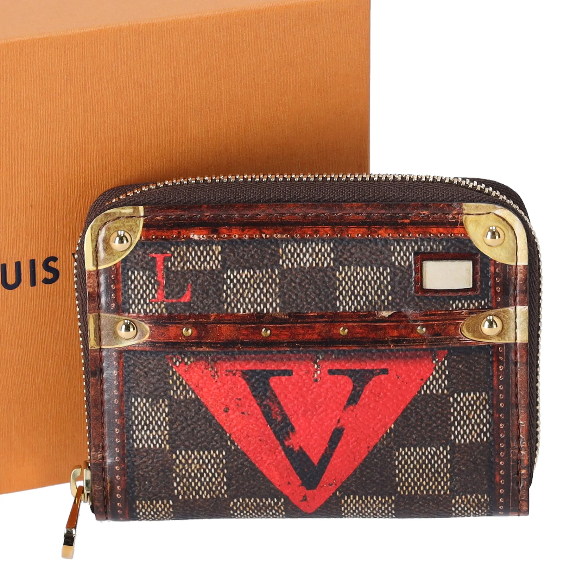 Louis Vuitton Zippy Card Wallet Trunk Time Canvas M63834 sold by Gaby's Bags