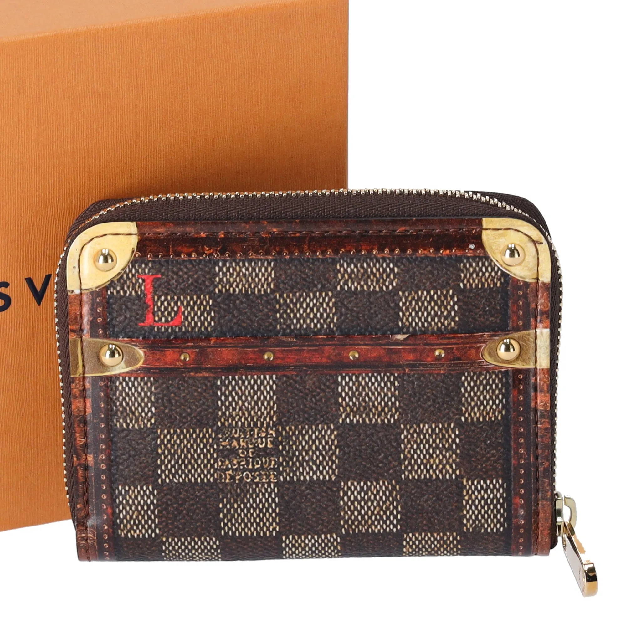 Louis Vuitton Zippy Card Wallet Trunk Time Canvas M63834 sold by Gaby's Bags product image thumbnail 2