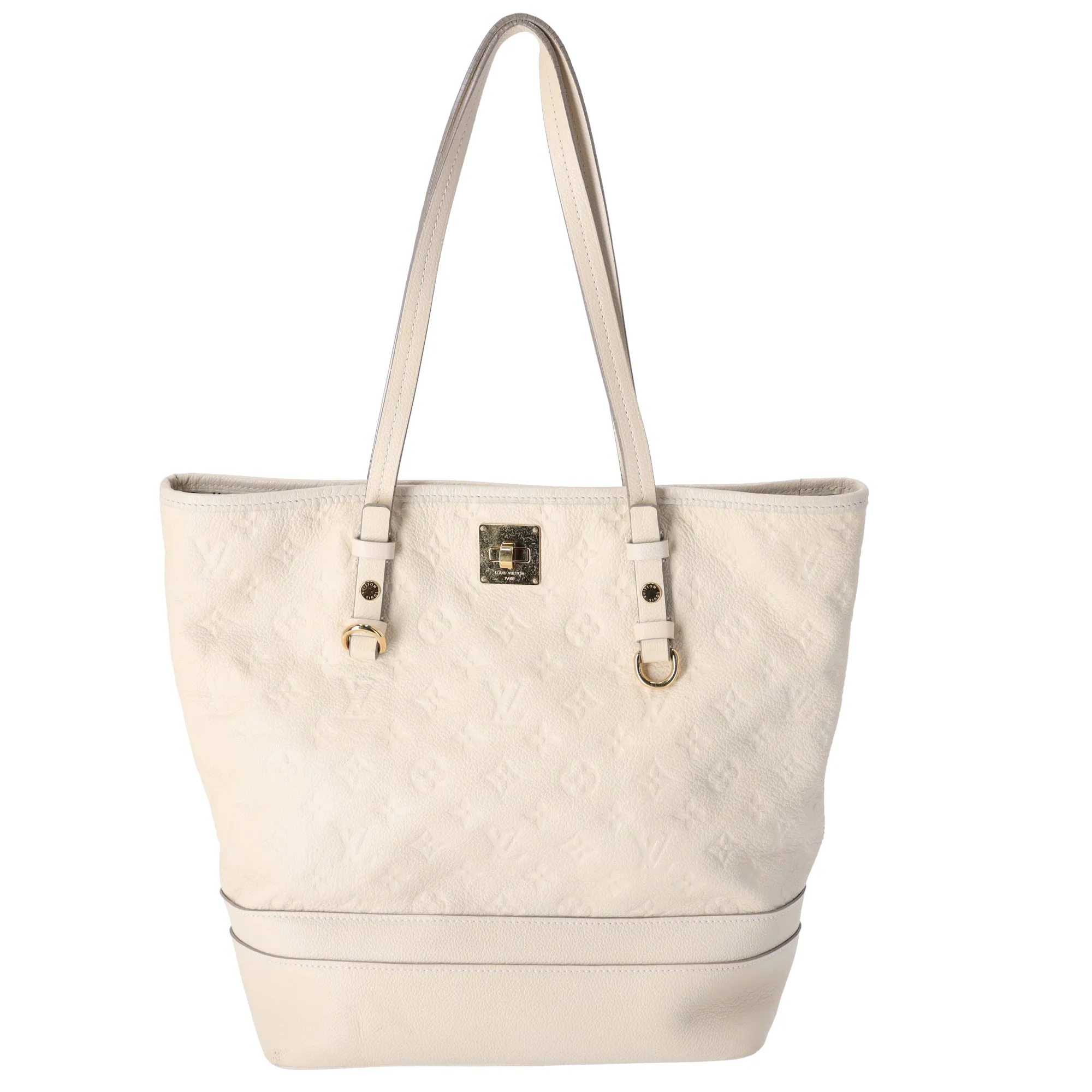 Louis Vuitton Citadine PM Tote Monogram Empreinte Cream sold by Gaby's Bags