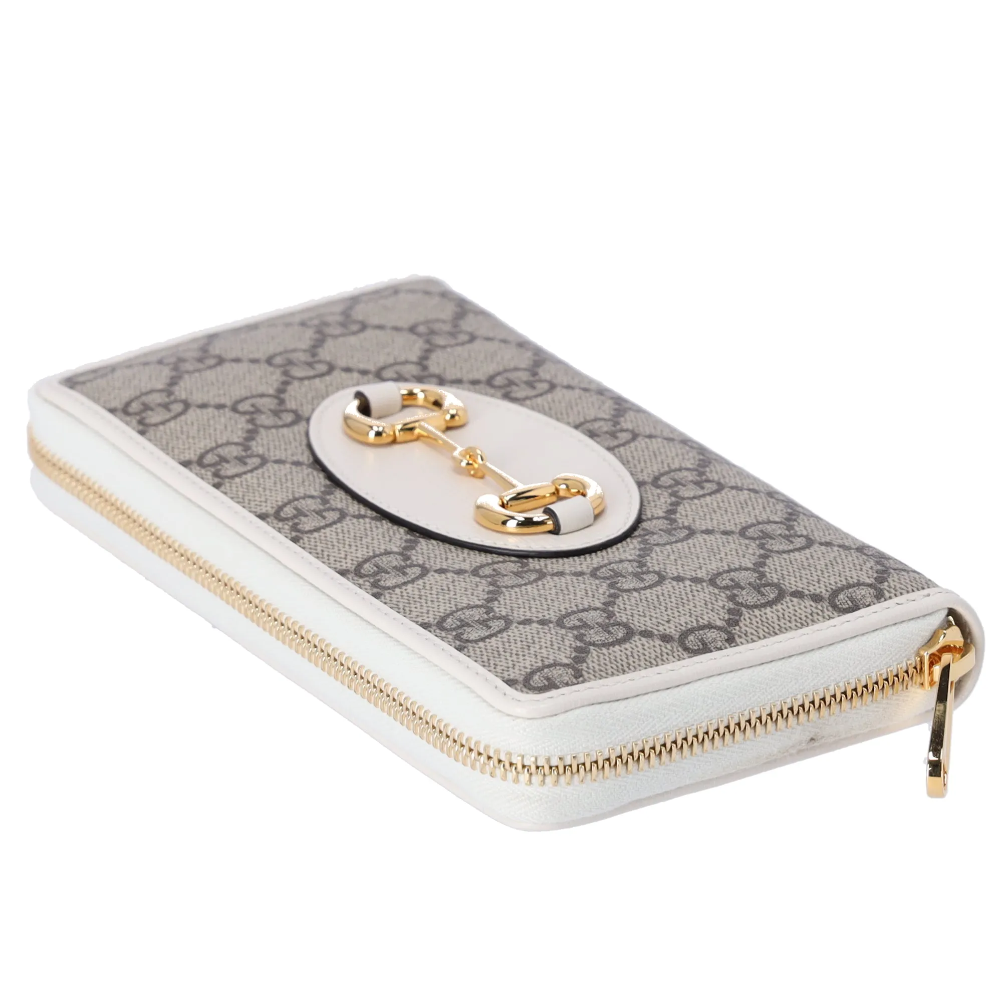 GUCCI Horsebit 1955 Long Wallet 621889 Beige White PVC sold by Gaby's Bags product image thumbnail 3