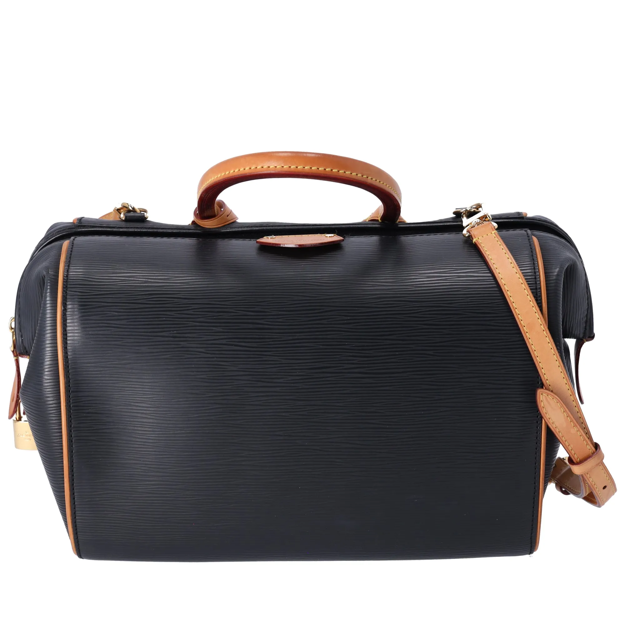 Louis Vuitton Doc PM Epi Handbag M93245 Noir Epi Leather sold by Gaby's Bags