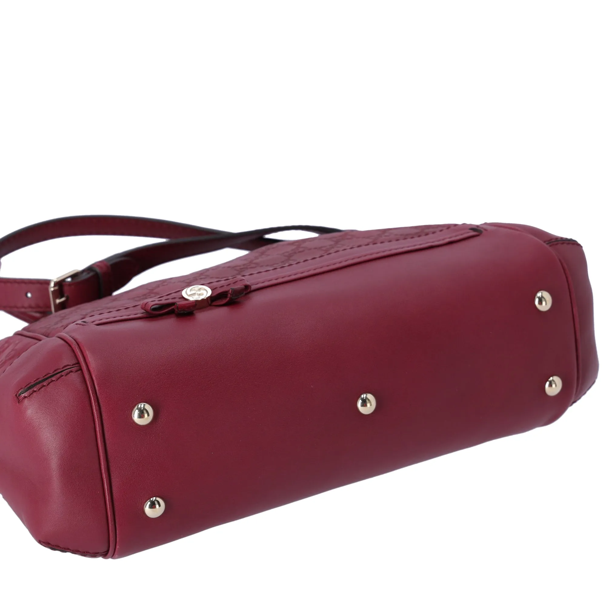 GUCCI Mayfair Guccissima GG Handbag 269894 Bordeaux Leather sold by Gaby's Bags product image thumbnail 4