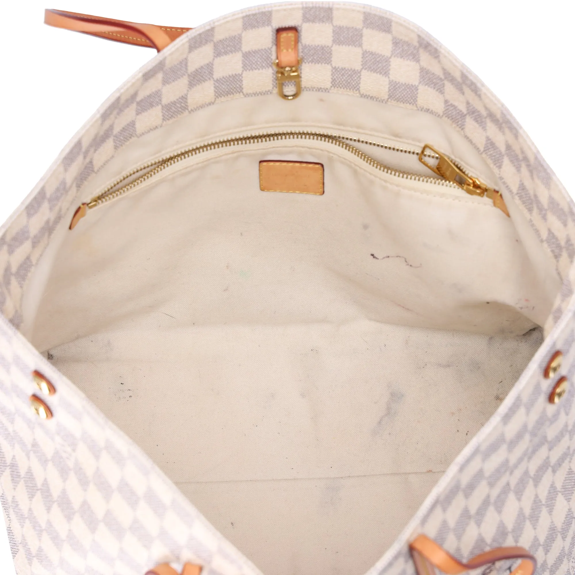 Louis Vuitton Cabas MM Tote Bag N41375 Damier Azur sold by Gaby's Bags product image thumbnail 5