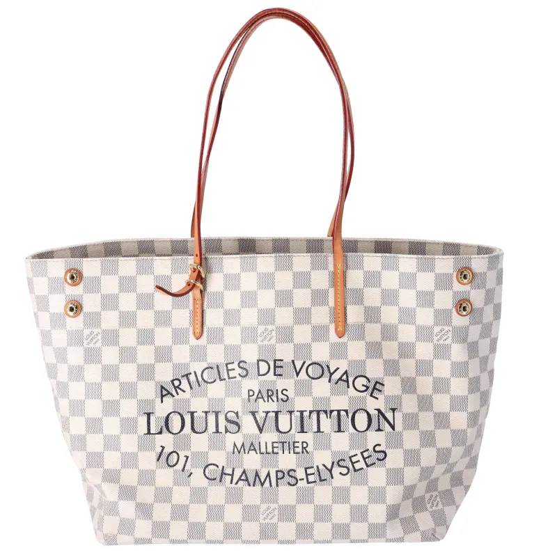 Louis Vuitton Cabas MM Tote Bag N41375 Damier Azur sold by Gaby's Bags