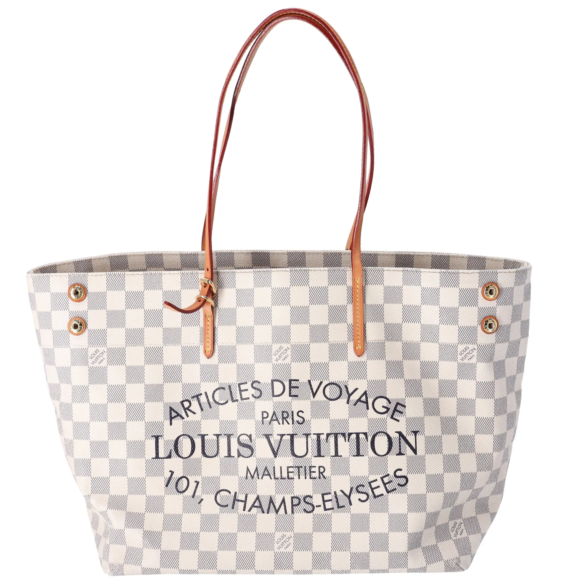 Louis Vuitton Cabas MM Tote Bag N41375 Damier Azur sold by Gaby's Bags