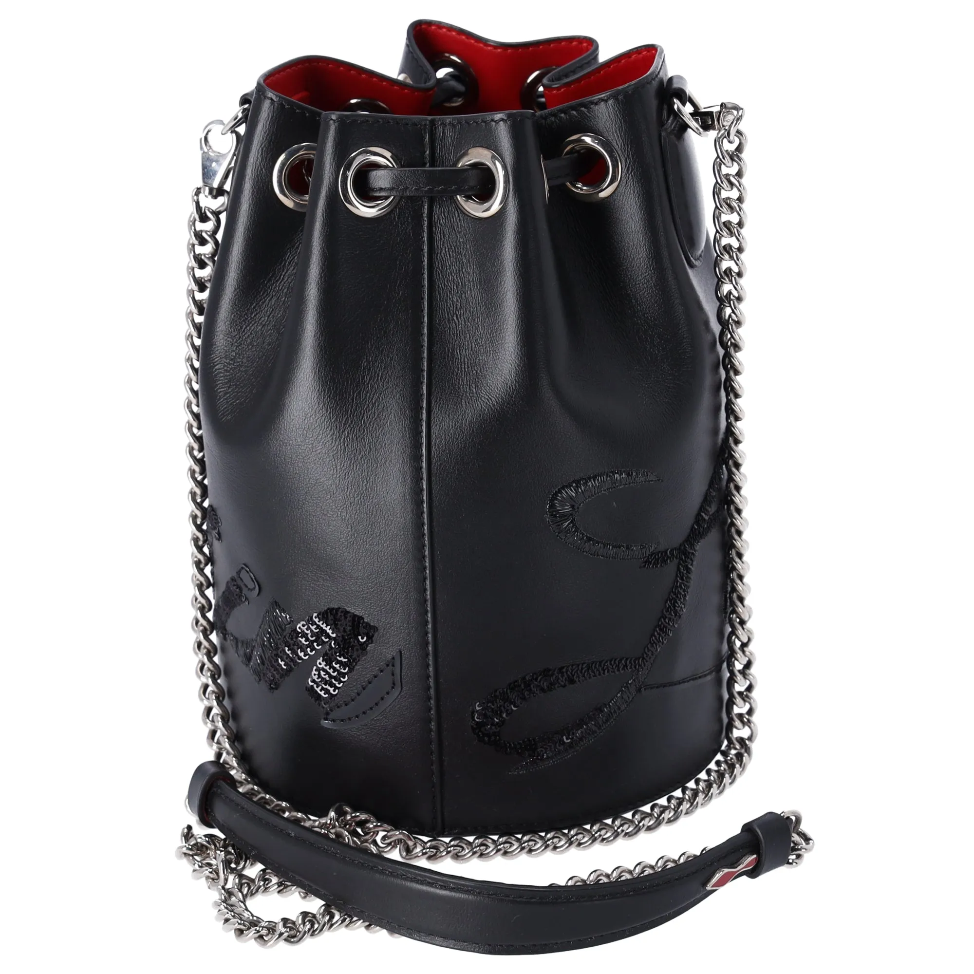 Christian Louboutin Maryjane Shoulder Bag 3195087 Black Leather sold by Gaby's Bags product image thumbnail 3