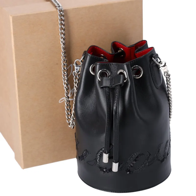 Christian Louboutin Maryjane Shoulder Bag 3195087 Black Leather made by Christian Louboutin