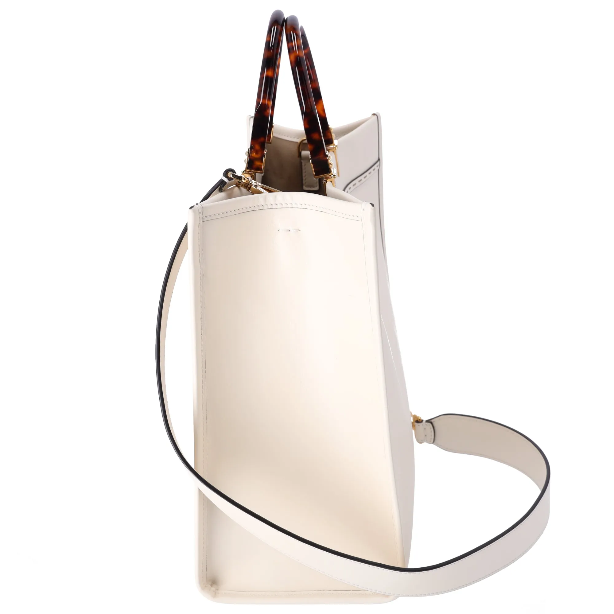 FENDI Sunshine Medium Tote Bag 8BH386-ABVL Cream Leather sold by Gaby's Bags product image thumbnail 2