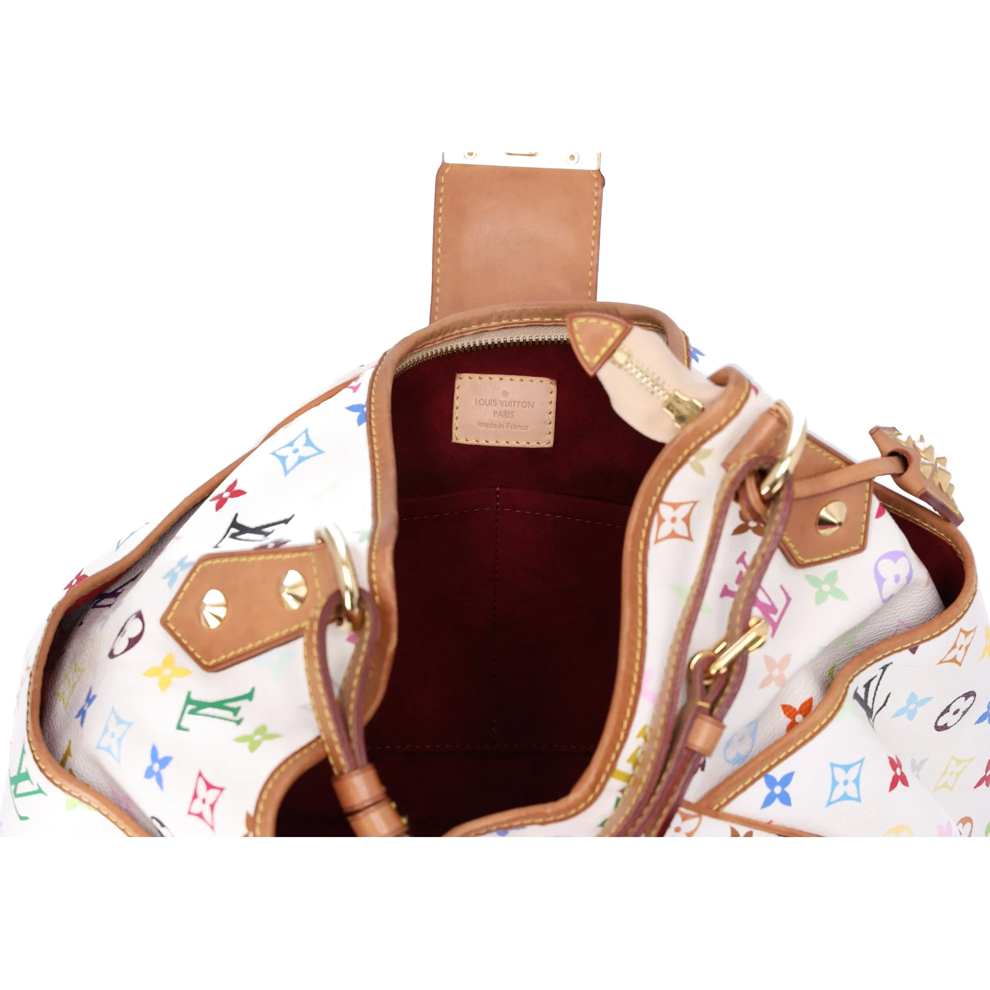 Louis Vuitton x Murakami Chrissie MM Monogram Multicolor Shoulder Bag Studded sold by Gaby's Bags product image thumbnail 5