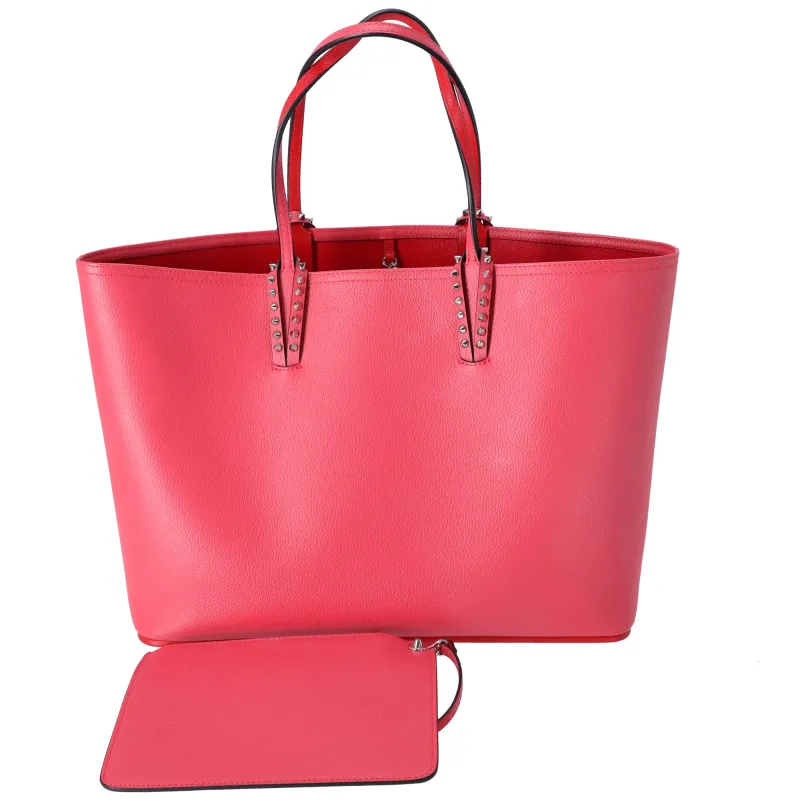 Christian Louboutin Cabata Large Tote Bag Pink Leather + Pouch sold by Gaby's Bags