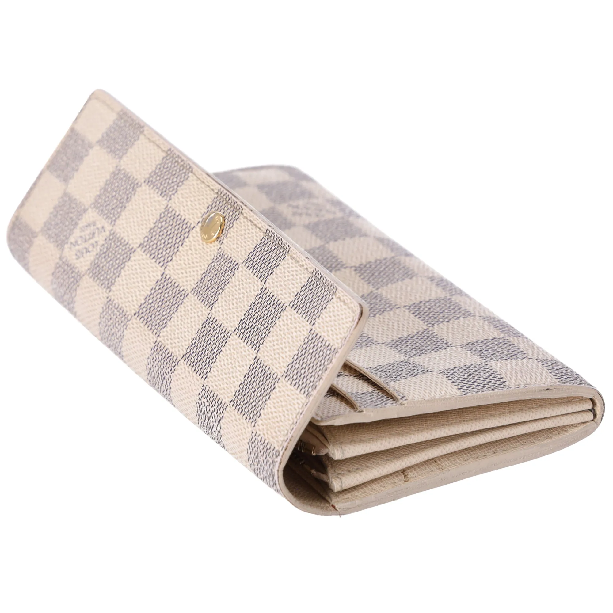 Louis Vuitton Sarah NM2 Damier Azur Long Wallet N61735 sold by Gaby's Bags product image thumbnail 5