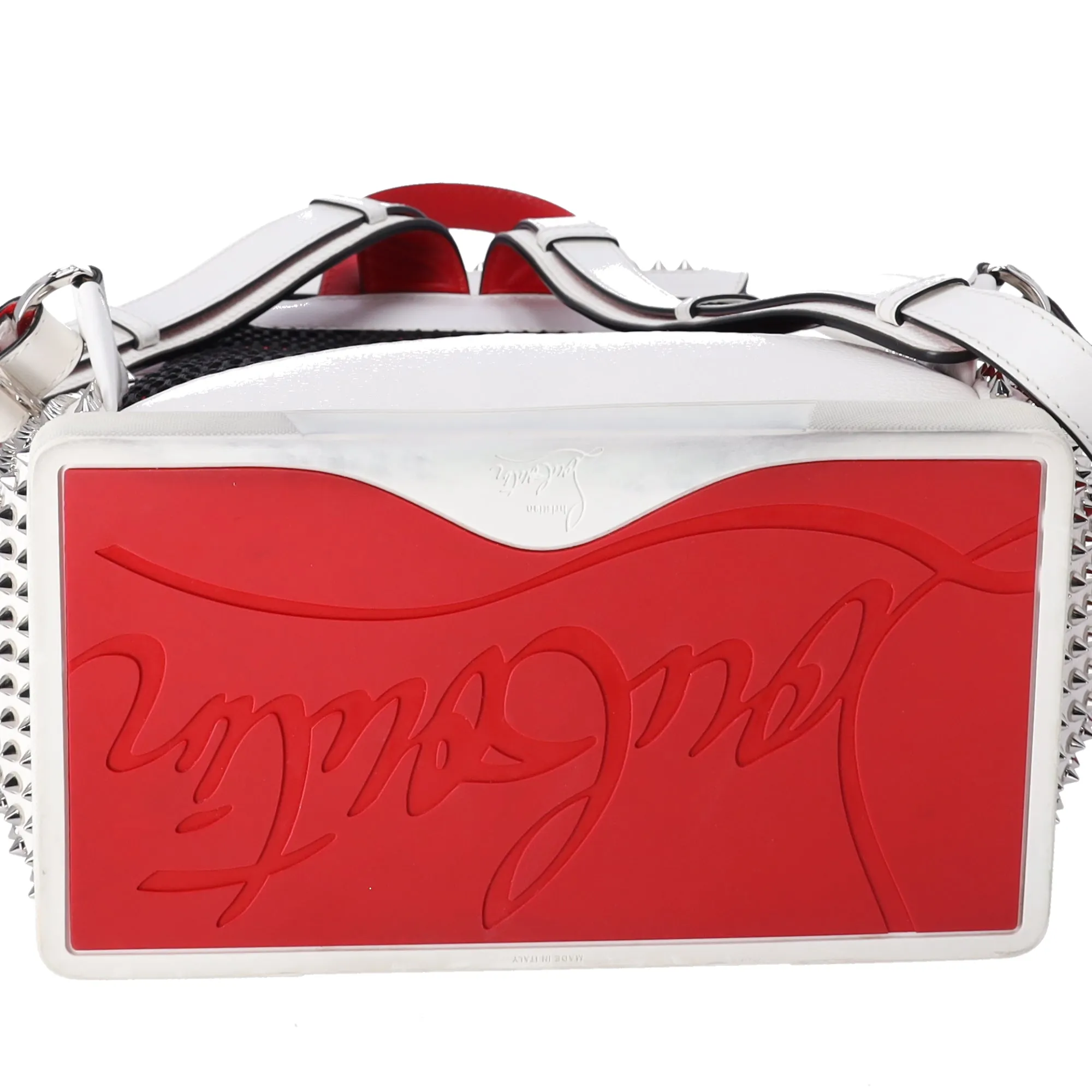 Christian Louboutin Explorafunk Backpack White Calfskin Leather sold by Gaby's Bags product image thumbnail 5