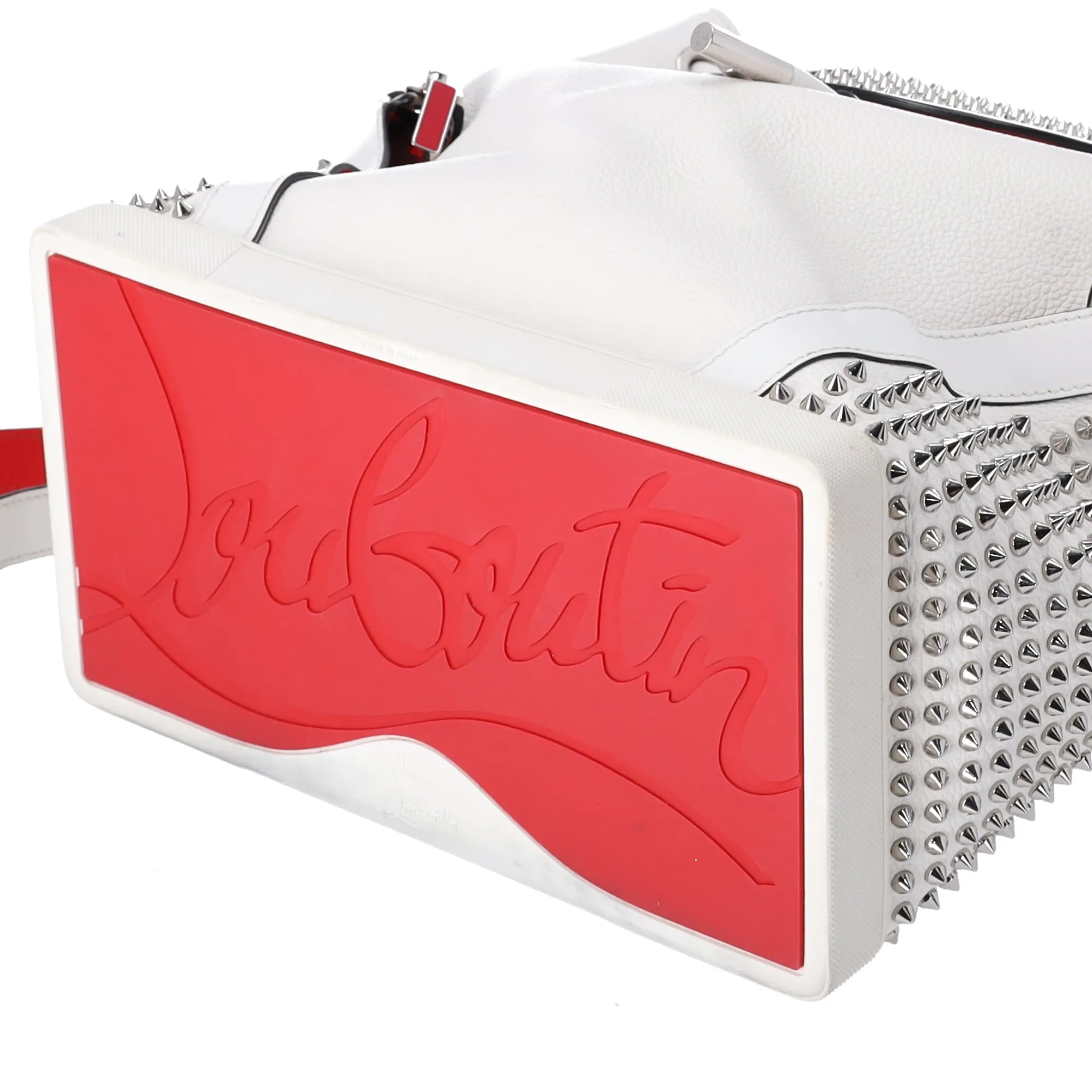 Christian Louboutin Explorafunk Backpack White Calfskin Leather sold by Gaby's Bags product image thumbnail 4