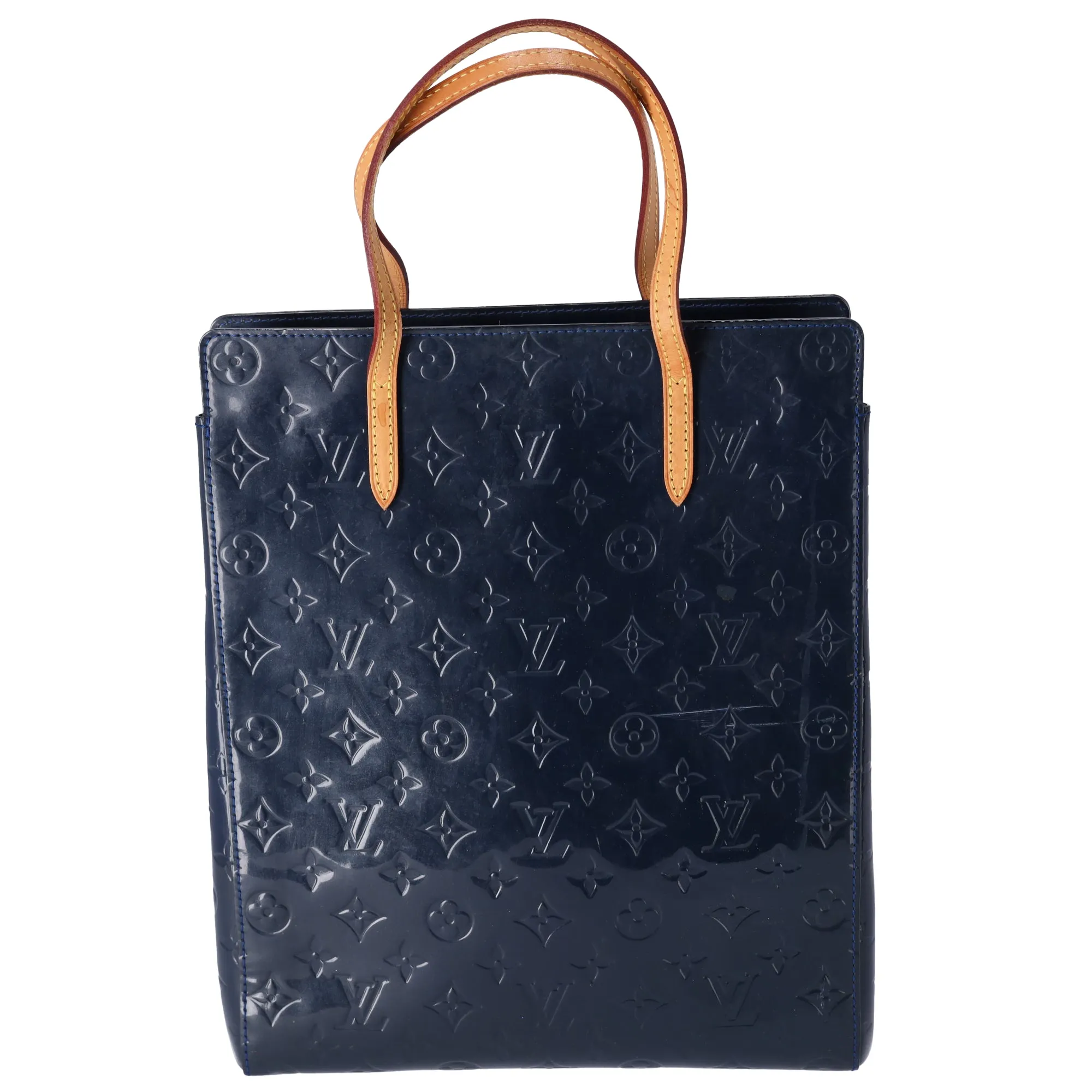 Louis Vuitton Catalina NS Monogram Vernis Tote Bag M90050 Grand Blue sold by Gaby's Bags
