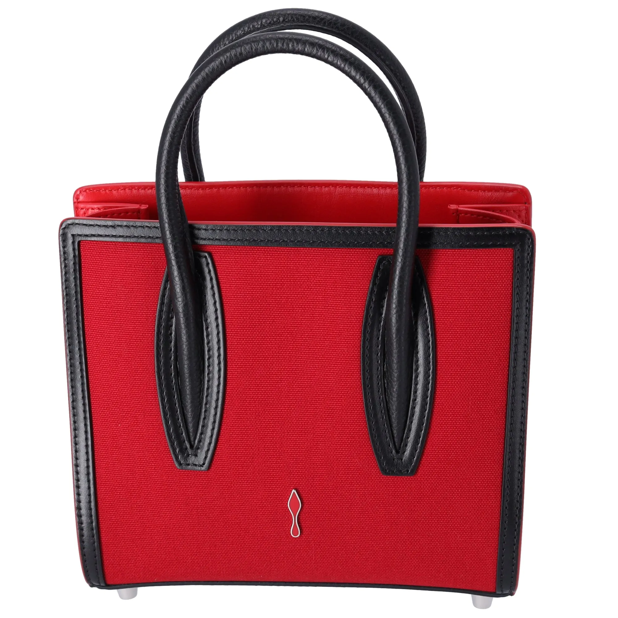 Christian Louboutin Paloma Mini Handbag Leopard Brown Black Red Suede sold by Gaby's Bags product image thumbnail 3
